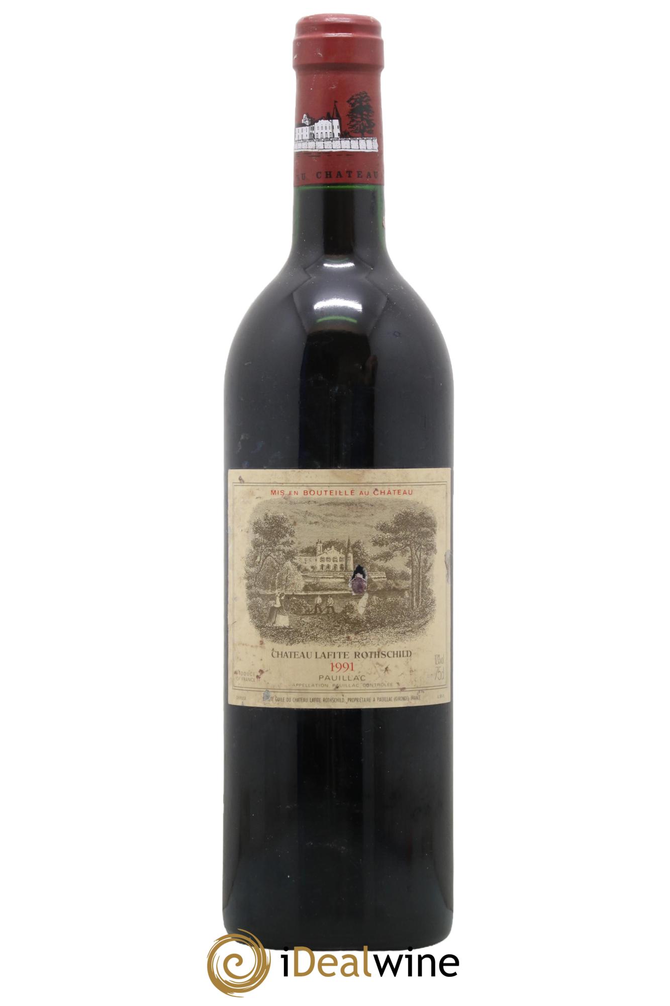 Château Lafite Rothschild 1er Grand Cru Classé 1991 - Posten von 1 Flasche - 0