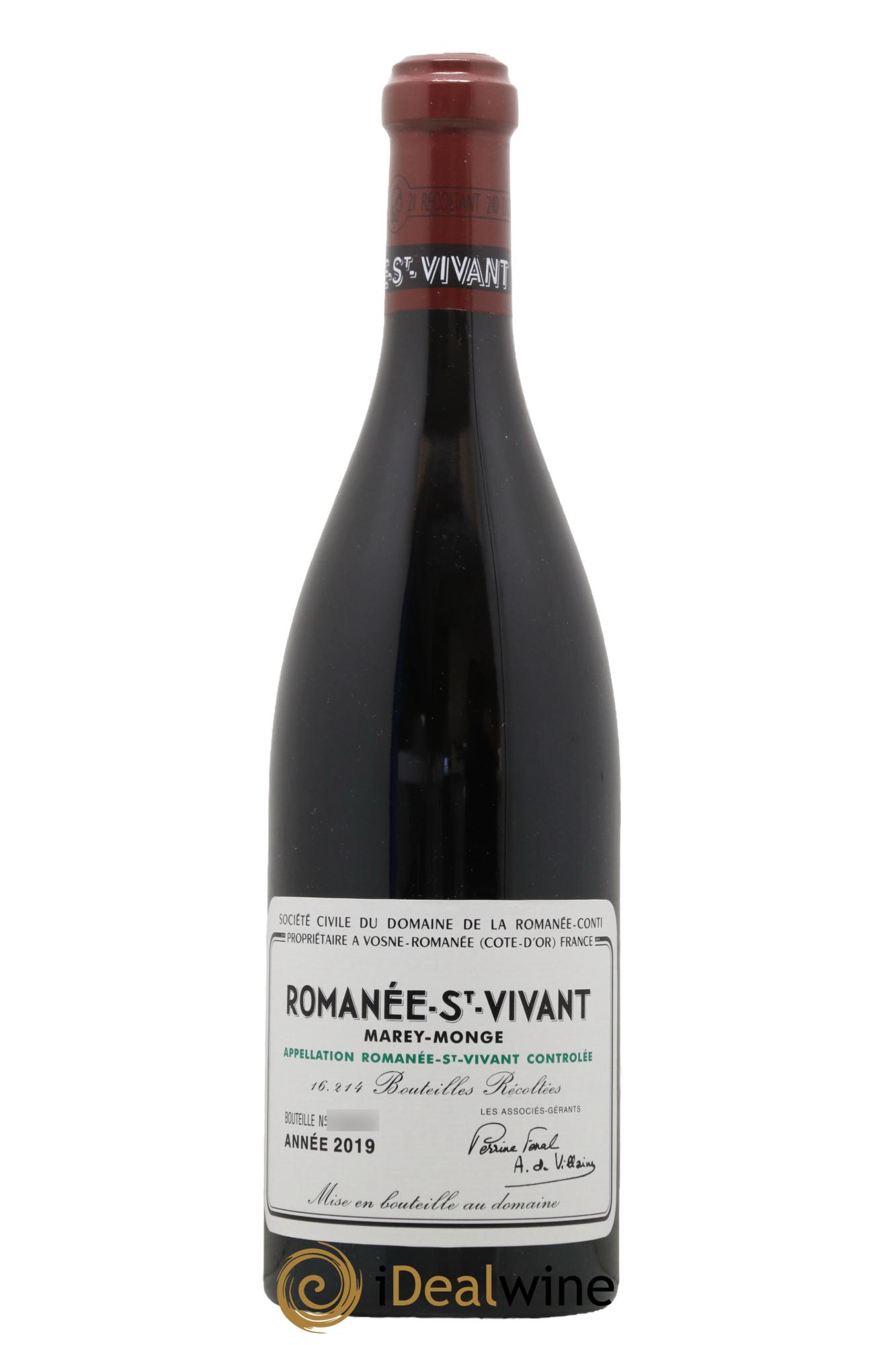 Romanée-Saint-Vivant Grand Cru Domaine de la Romanée-Conti 2019 - Lot of 1 bottle - 0