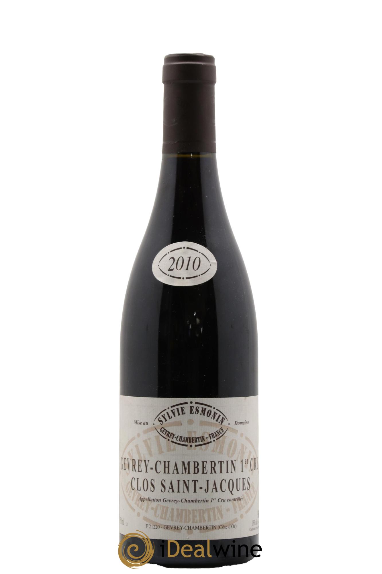 Gevrey-Chambertin 1er Cru Clos Saint Jacques Sylvie Esmonin 2010 - Lotto di 1 bottiglia - 0