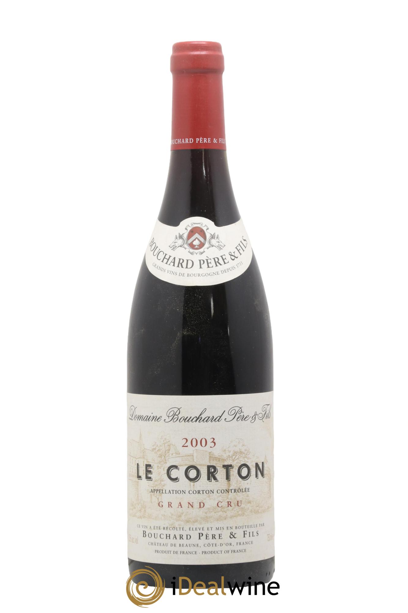 Corton Le Corton Bouchard Père & Fils 2003 - Lot de 1 bouteille - 0