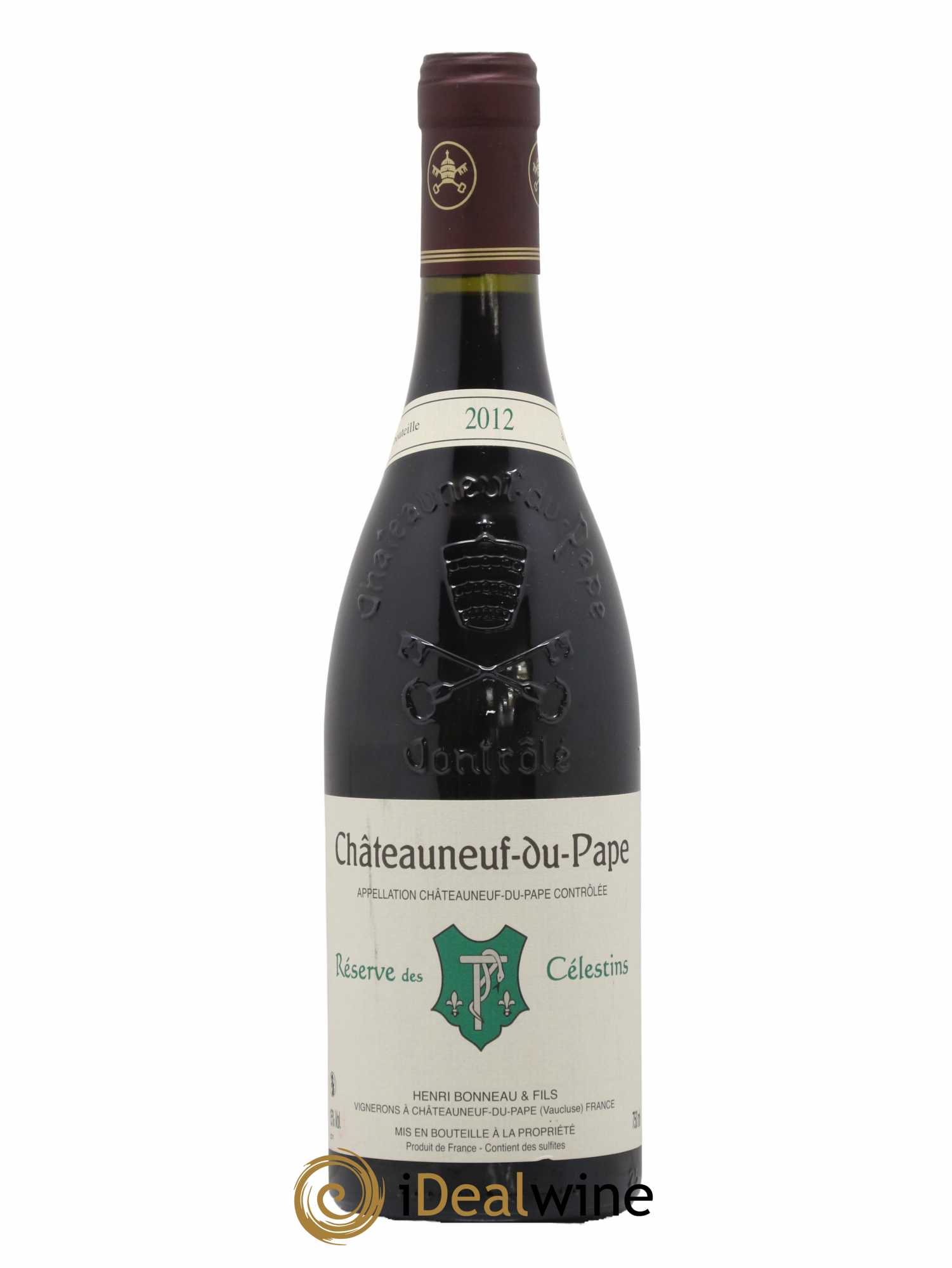 Châteauneuf-du-Pape Réserve des Célestins Henri Bonneau & Fils  2012 - Lot de 1 bouteille - 0