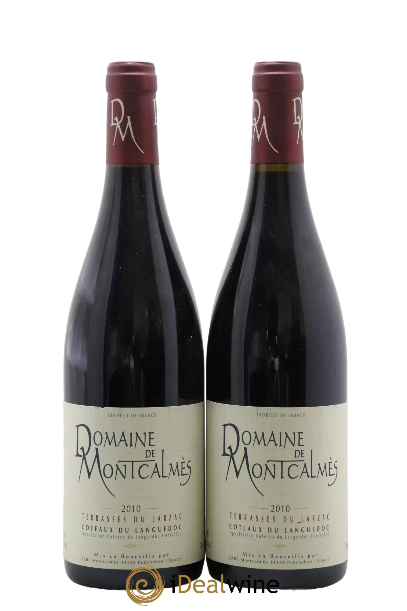 Coteaux du Languedoc Domaine de Montcalmès Frédéric Pourtalié 2010 - Lot de 2 bouteilles - 0