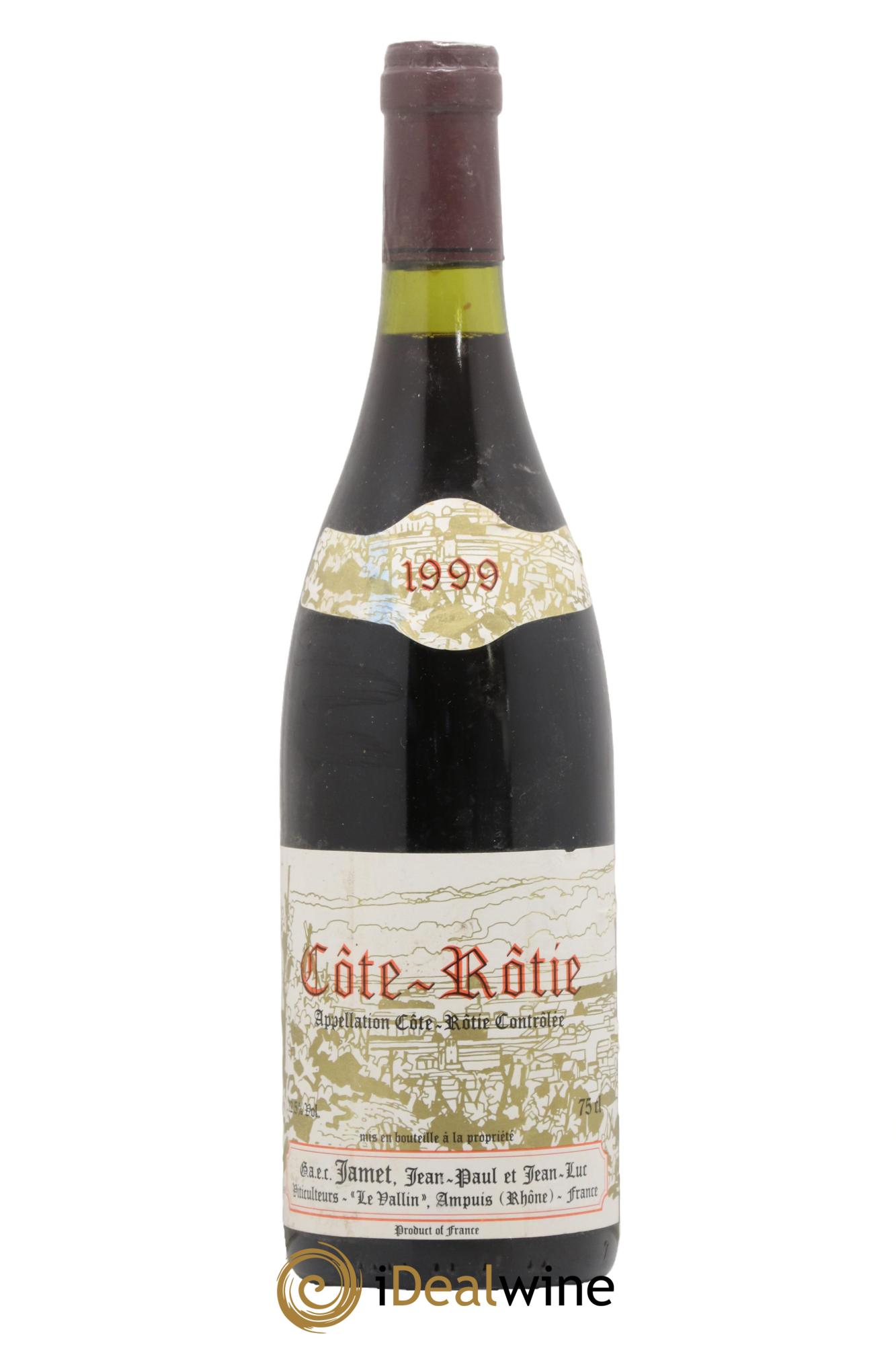 Côte-Rôtie Jamet (Domaine) 1999 - Posten von 1 Flasche - 0