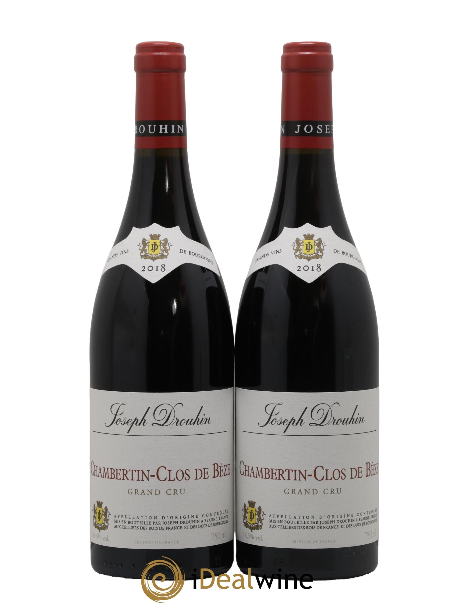 Chambertin Clos de Bèze Grand Cru Joseph Drouhin 2018 - Lot de 2 bouteilles - 0