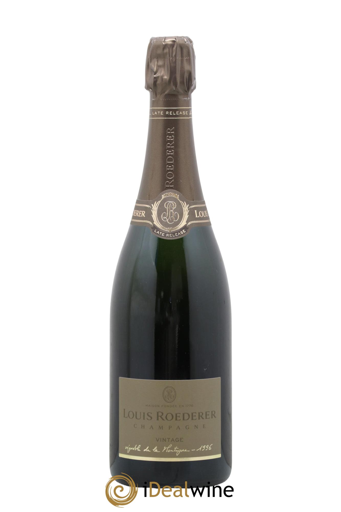 Late Release Louis Roederer 1996 - Lotto di 1 bottiglia - 1