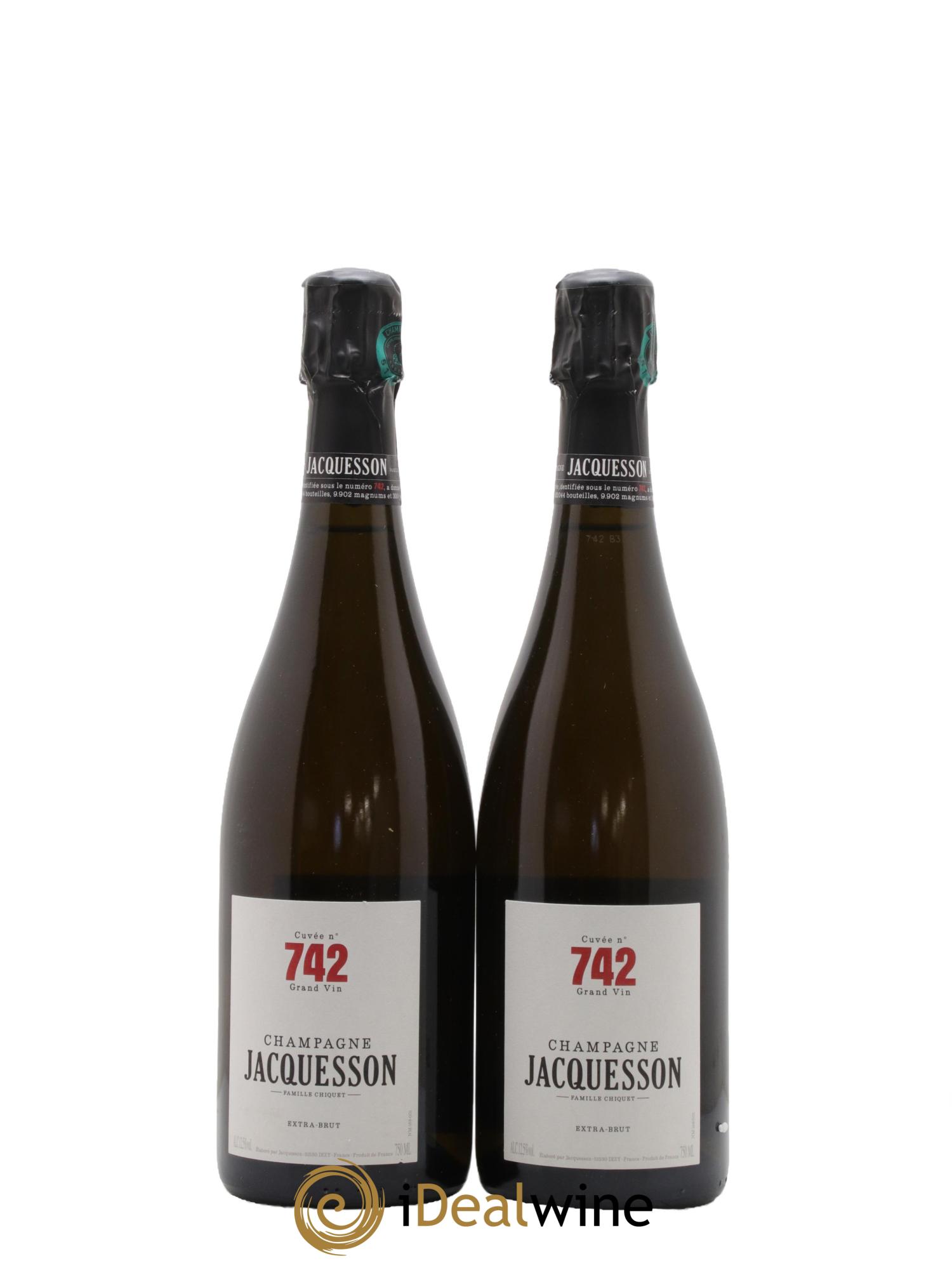 Cuvée 742 Extra-Brut Jacquesson - Lot of 2 bottles - 0