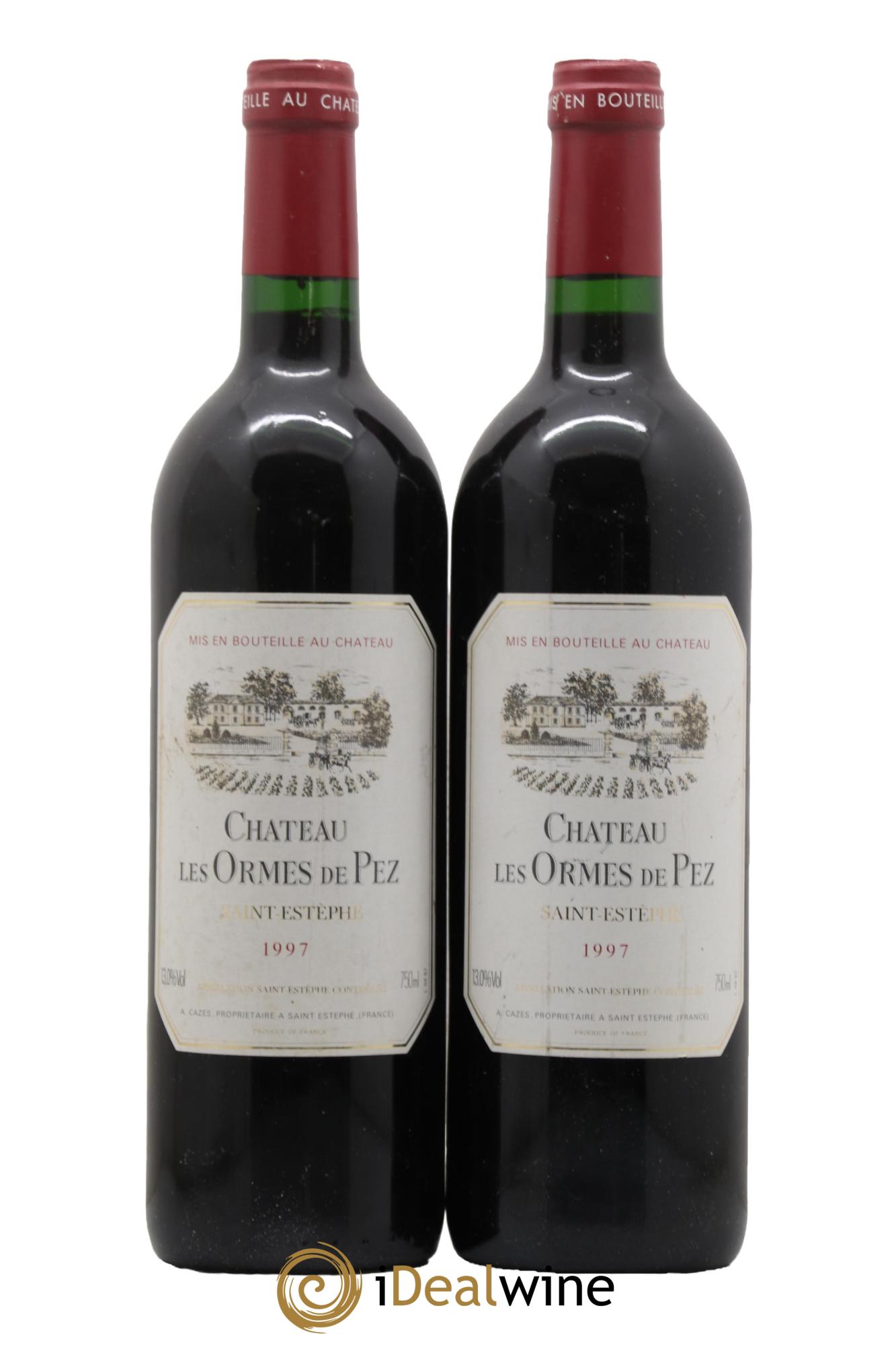 Château les Ormes de Pez 1997 - Lot of 2 bottles - 0