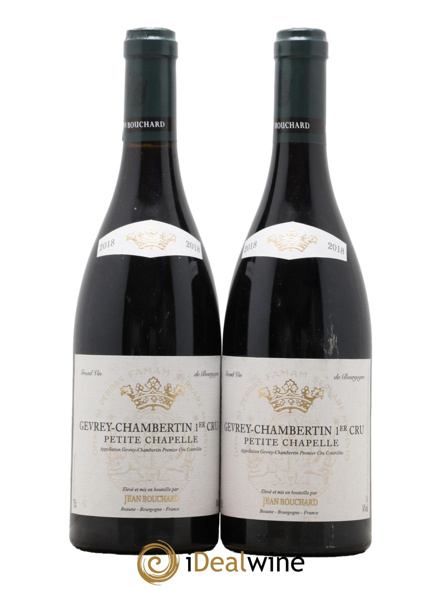 Gevrey-Chambertin 1er Cru Petite Chapelle Domaine Jean Bouchard 2018 - Lot of 2 bottles - 0