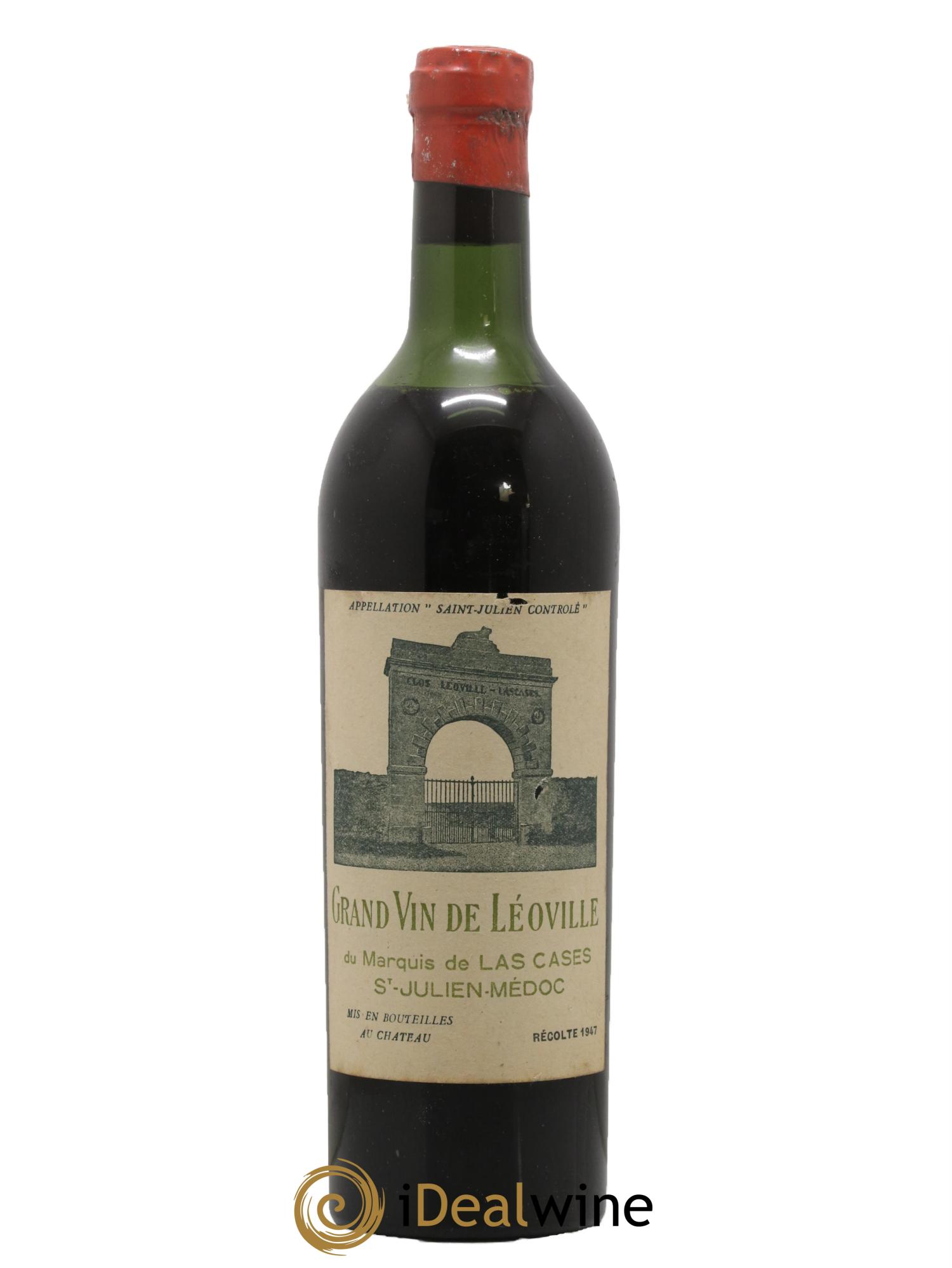 Château Léoville Las Cases 2ème Grand Cru Classé 1947 - Lotto di 1 bottiglia - 0