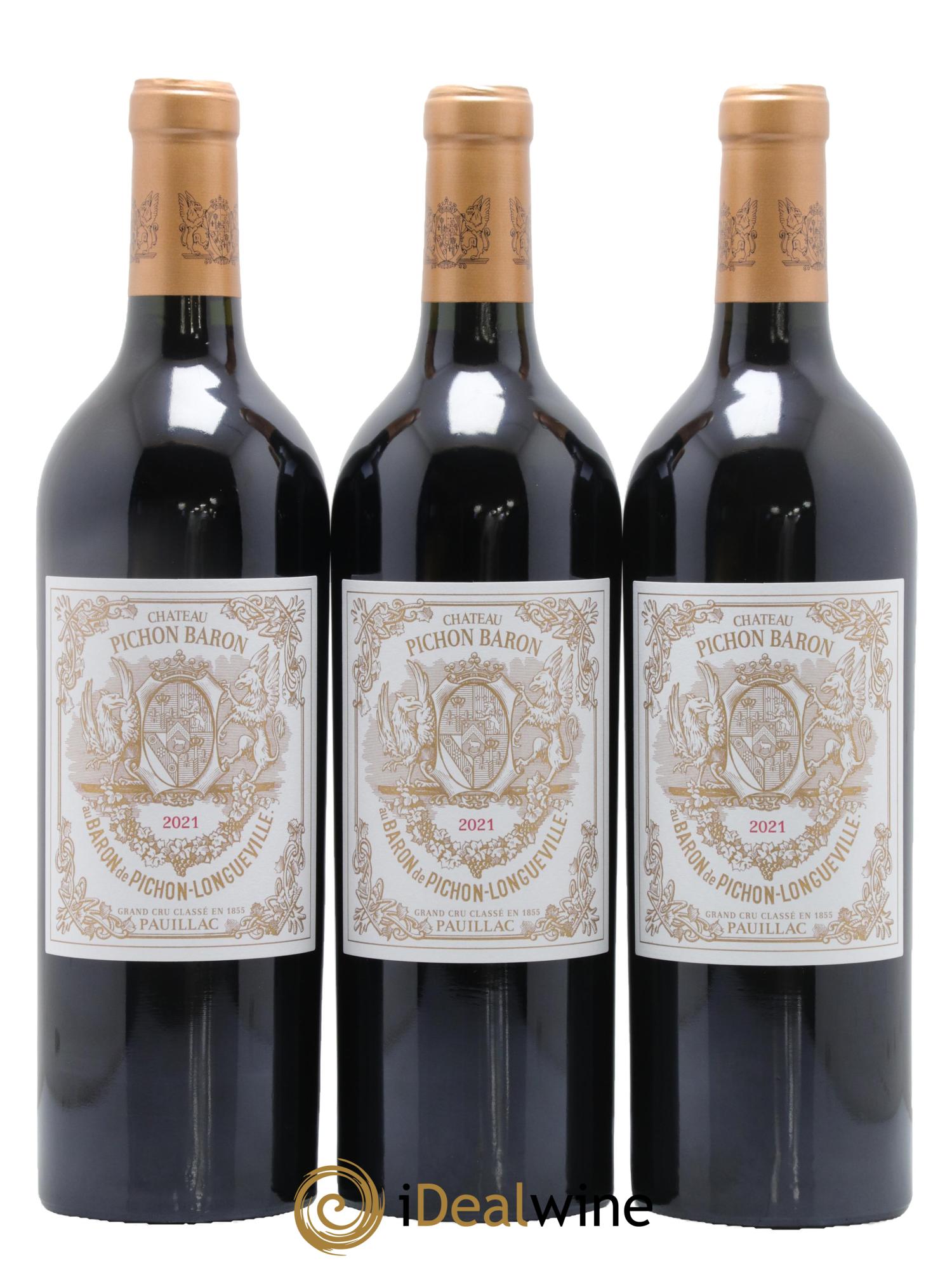 Pichon Longueville Baron 2ème Grand Cru Classé 2021 - Lotto di 6 bottiglie - 2