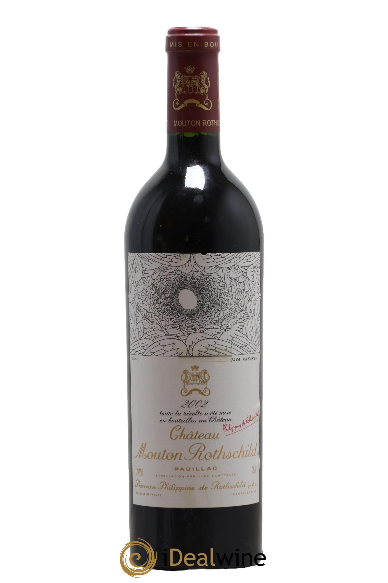 Château Mouton Rothschild 1er Grand Cru Classé 2002 - Lot of 1 bottle - 0