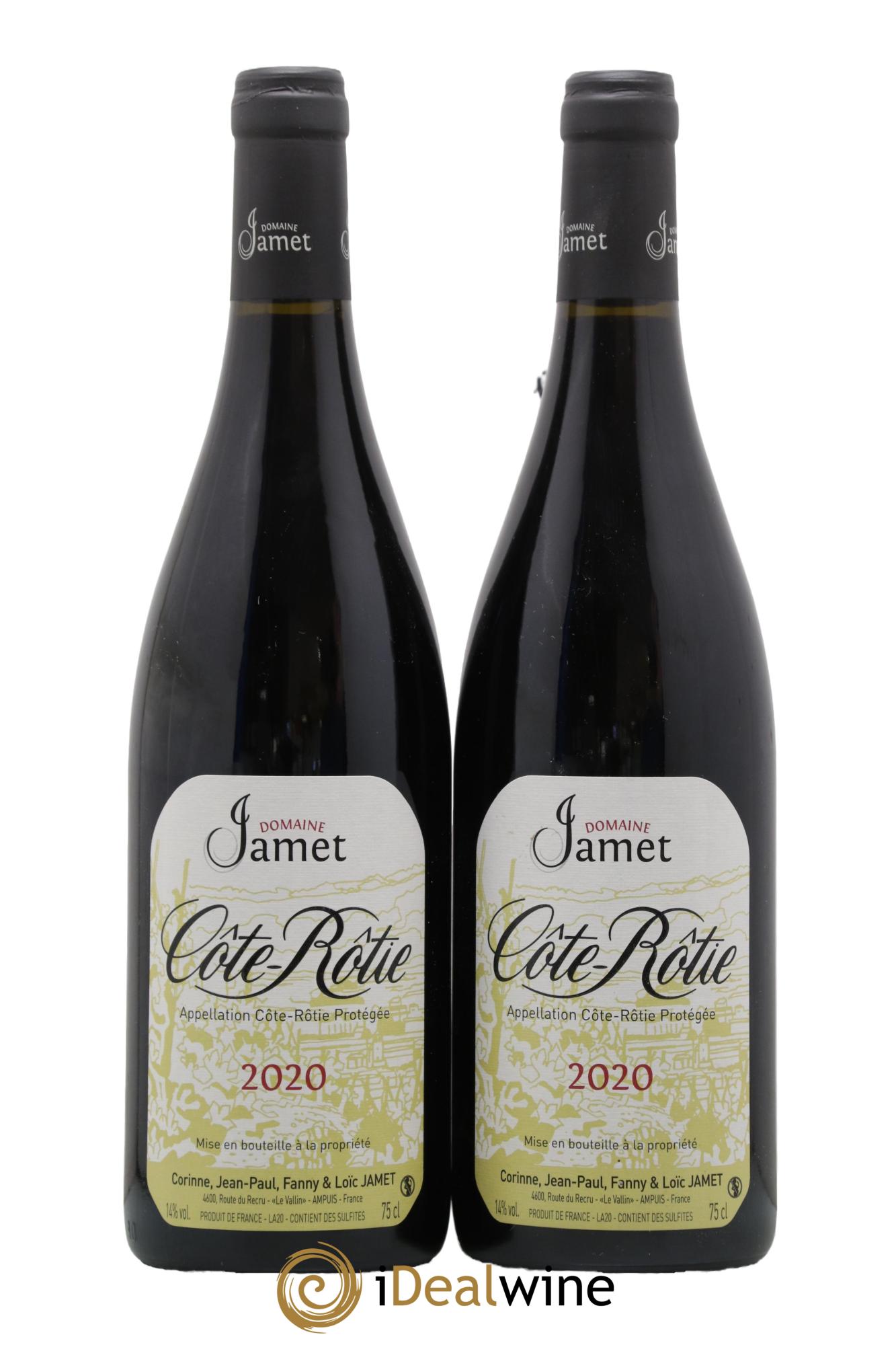 Côte-Rôtie Jamet (Domaine) 2020 - Lot of 2 bottles - 0