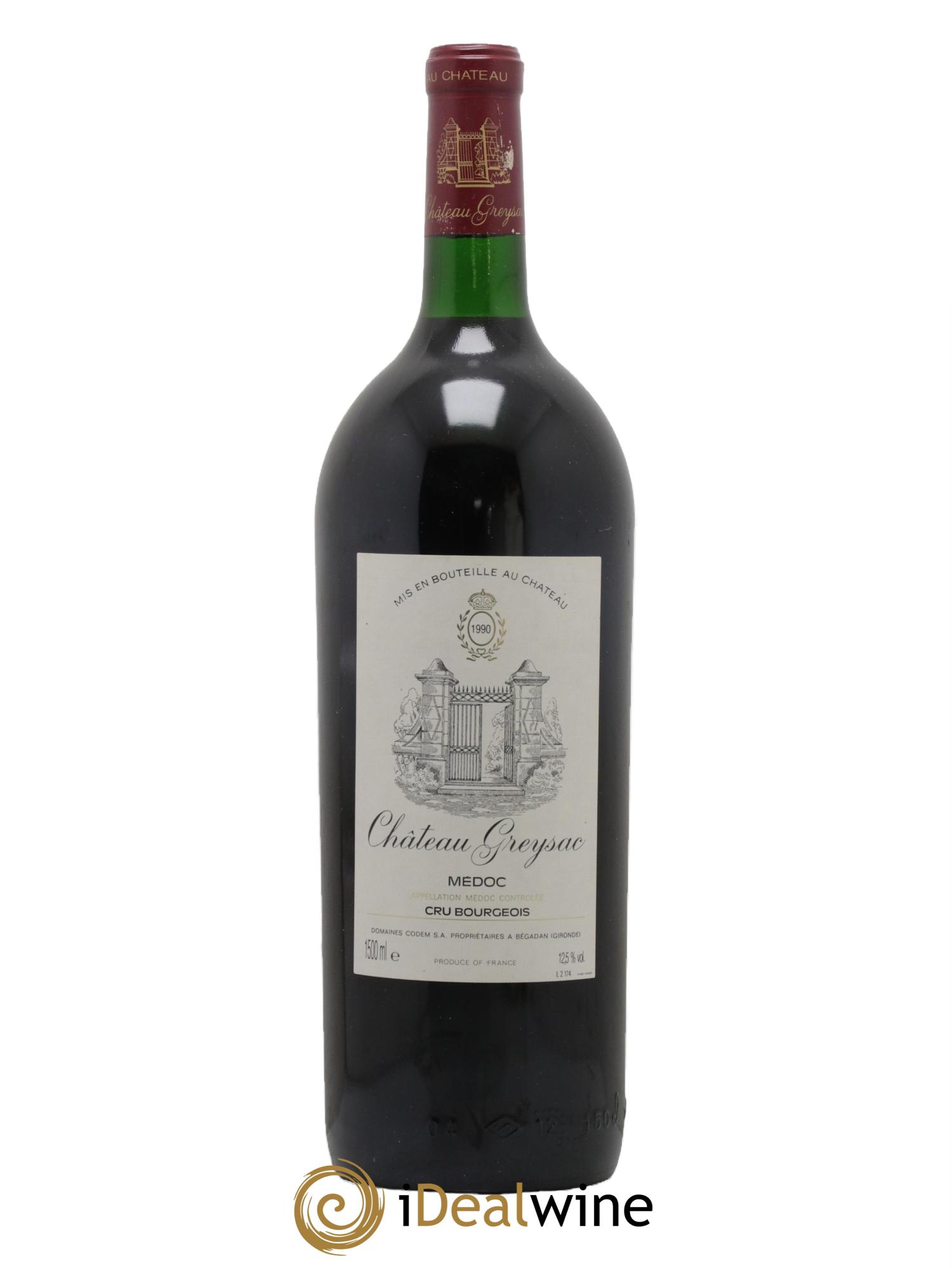 Médoc Château Greysac 1990 - Lotto di 1 magnum - 0