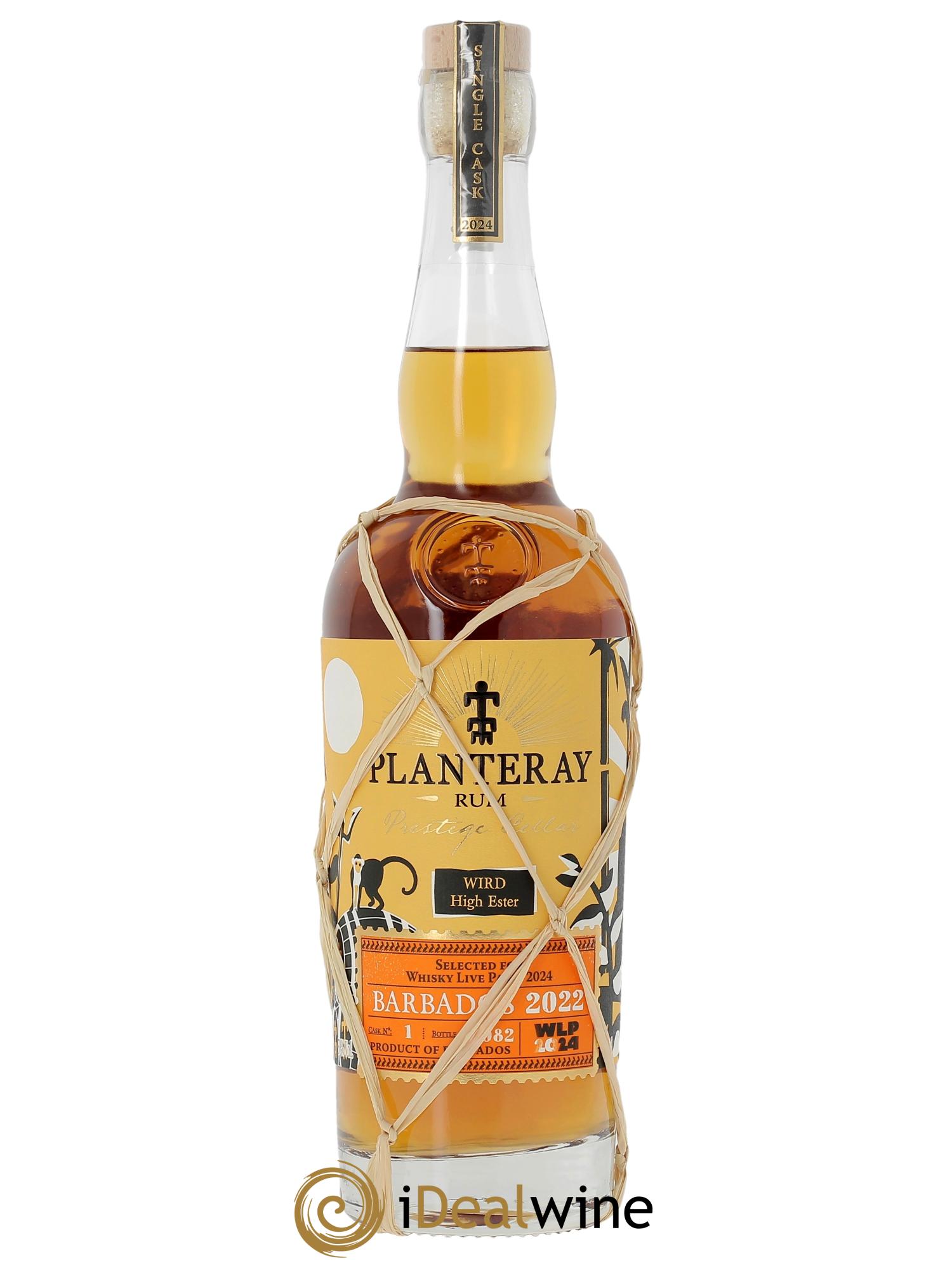 Rhum Planteray Rum 2022 Barbados High Ester WLP 2024 Foundations  - Posten von 1 Flasche - 1