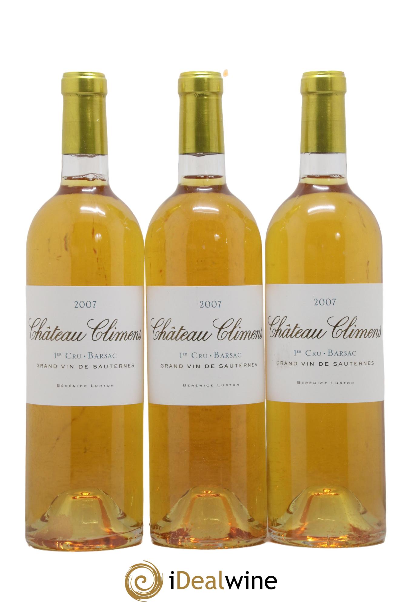 Château Climens 1er Grand Cru Classé 2007 - Lotto di 3 bottiglie - 0