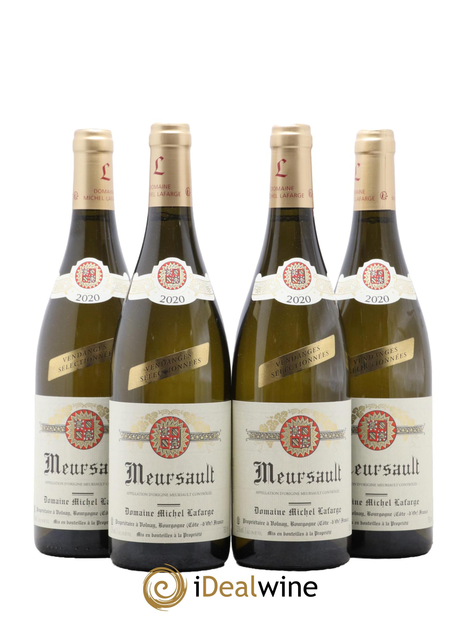 Meursault Vendanges sélectionnées  Lafarge (Domaine) 2020 - Lot of 4 bottles - 0