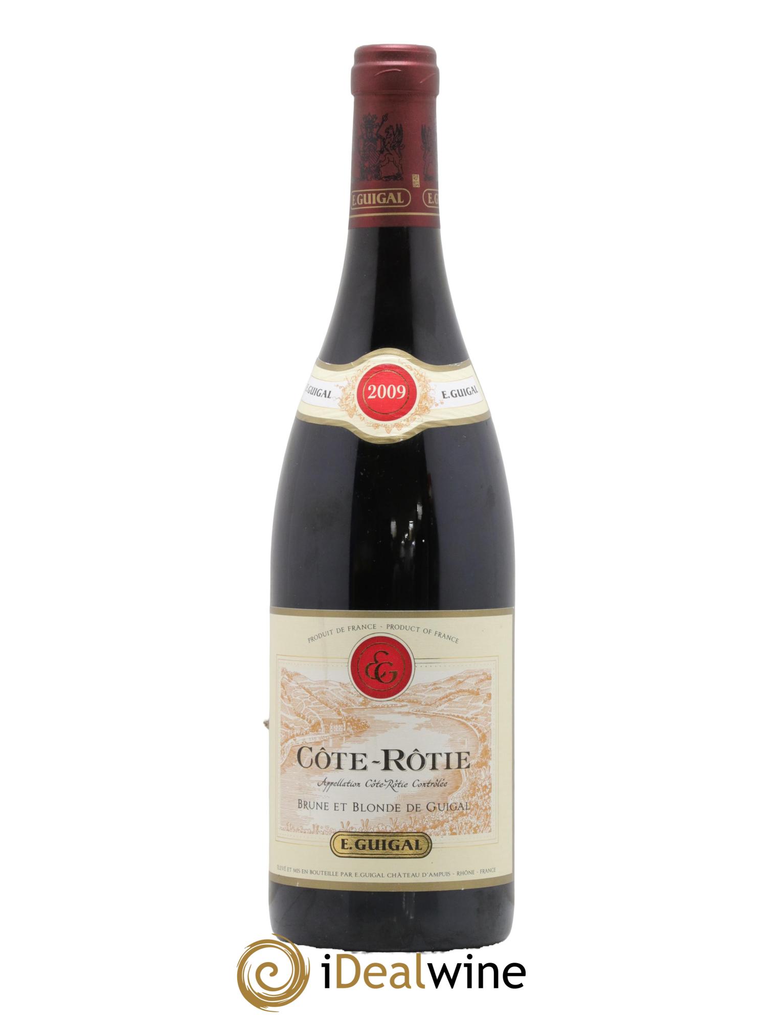 Côte-Rôtie Côtes Brune et Blonde Guigal  2009 - Lot de 1 bouteille - 0