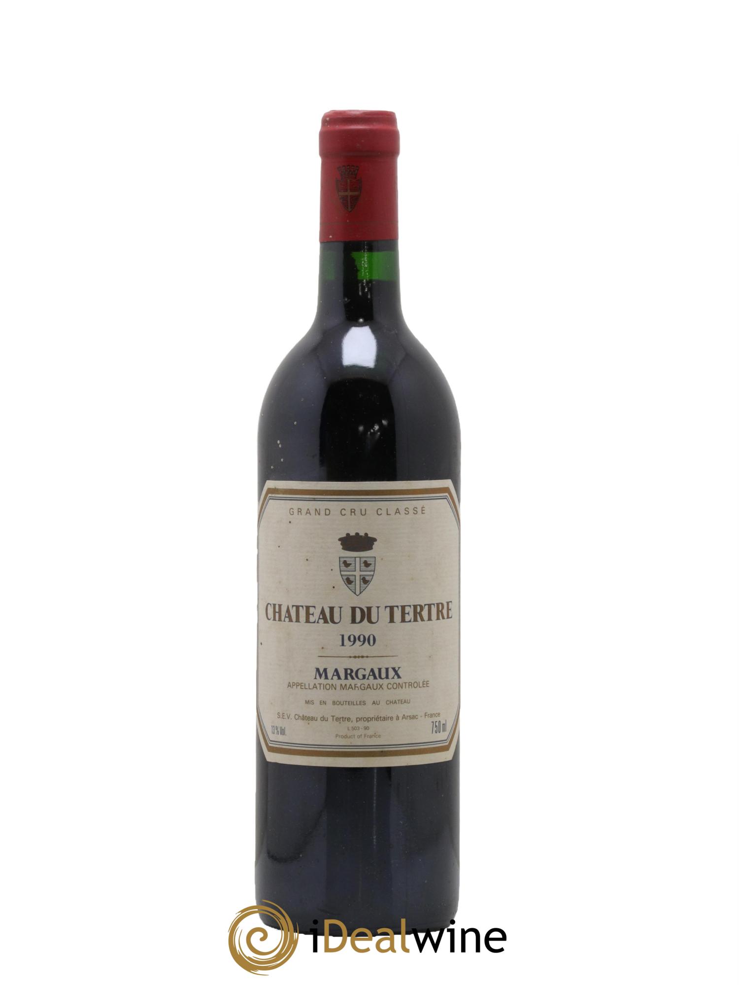 Château du Tertre 5ème Grand Cru Classé 1990 - Posten von 1 Flasche - 0