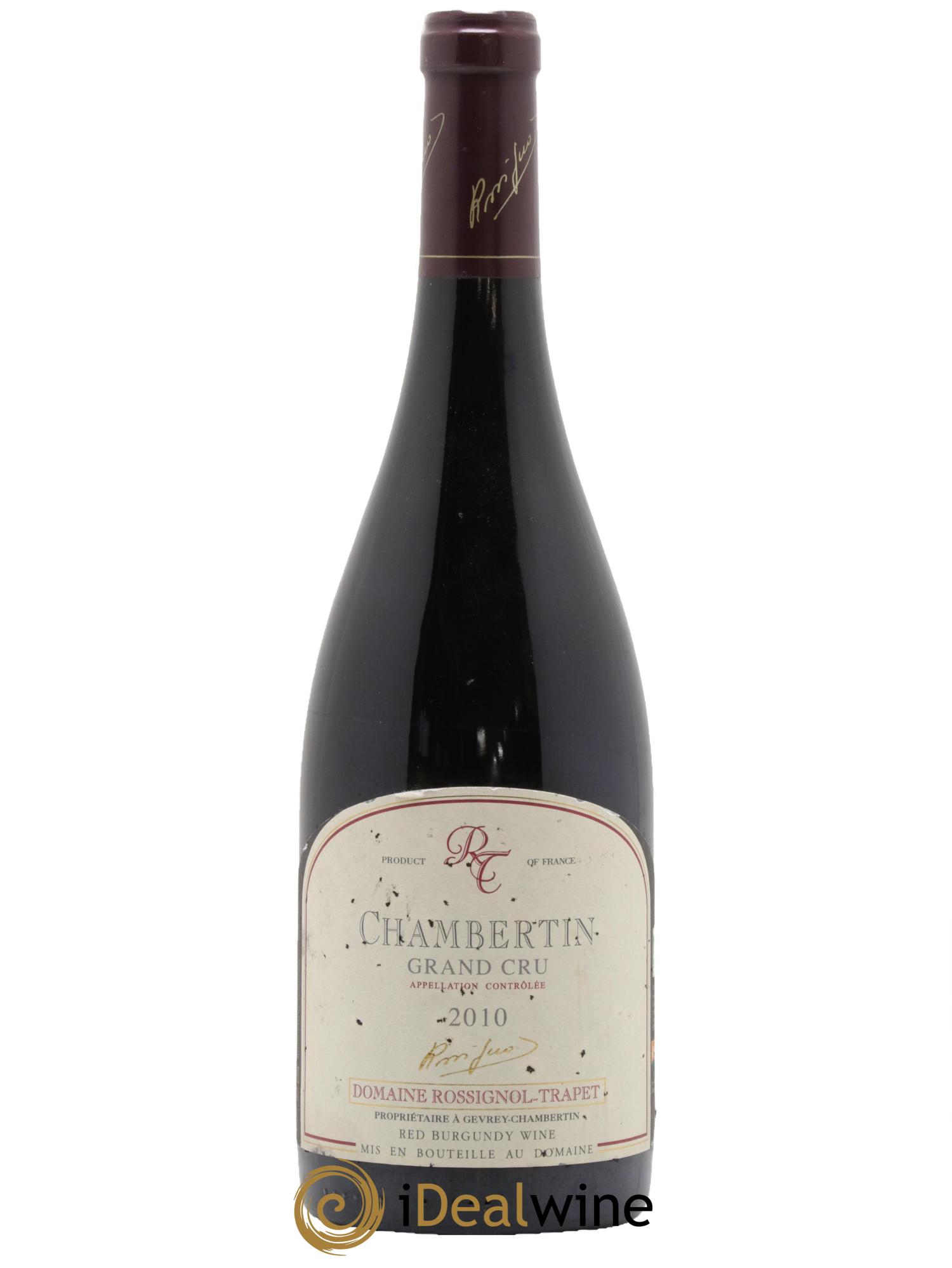 Chambertin Grand Cru Rossignol-Trapet (Domaine) 2010 - Lotto di 1 bottiglia - 0