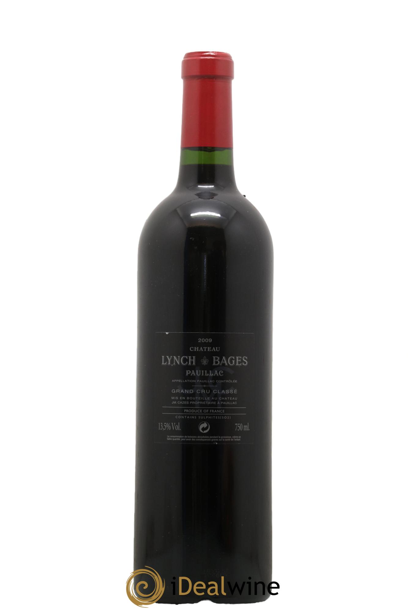 Château Lynch Bages 5ème Grand Cru Classé 2009 - Lot de 1 bouteille - 1