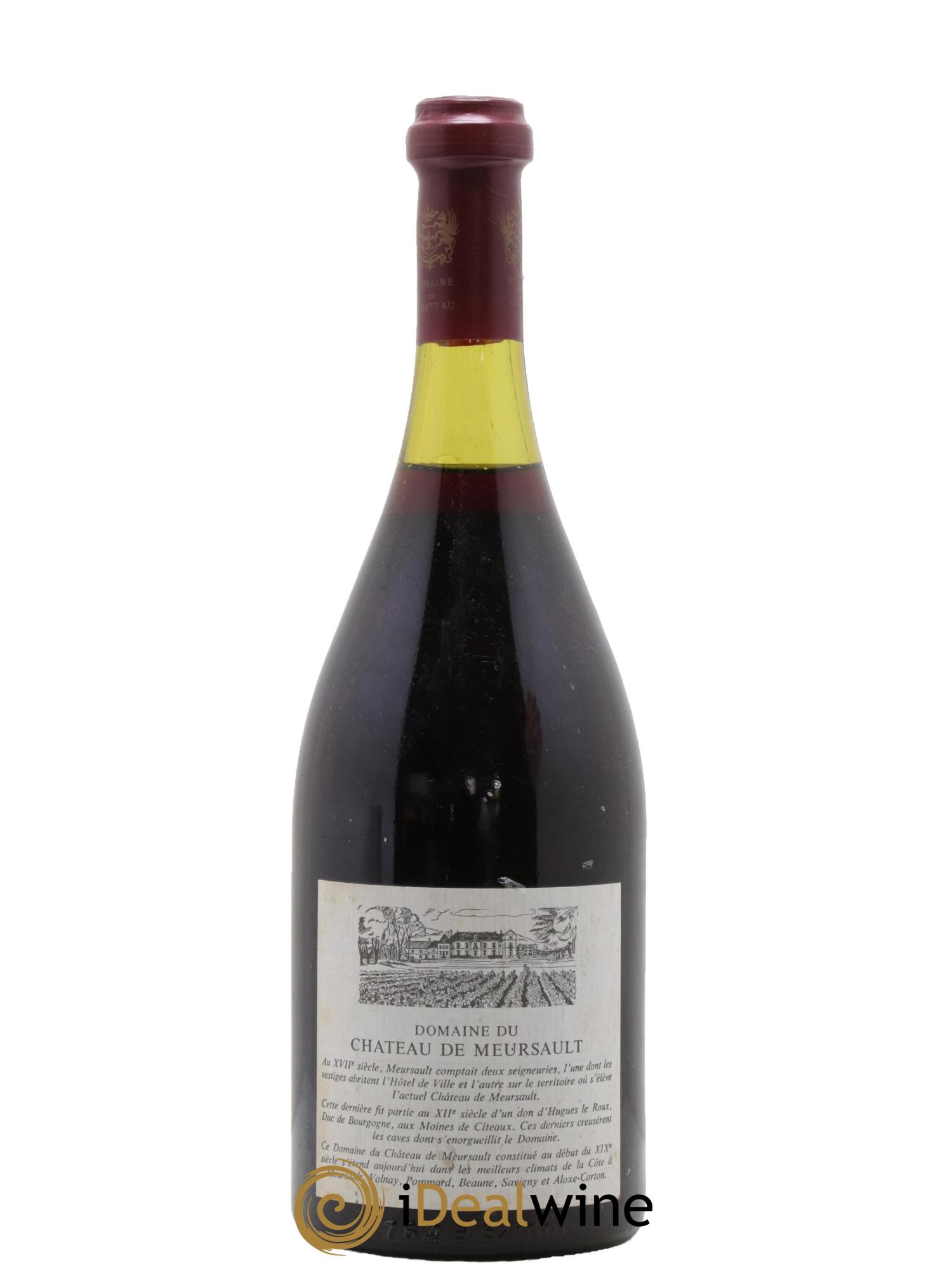 Pommard 1er Cru Château de Meursault 1982 - Lot de 1 bouteille - 1