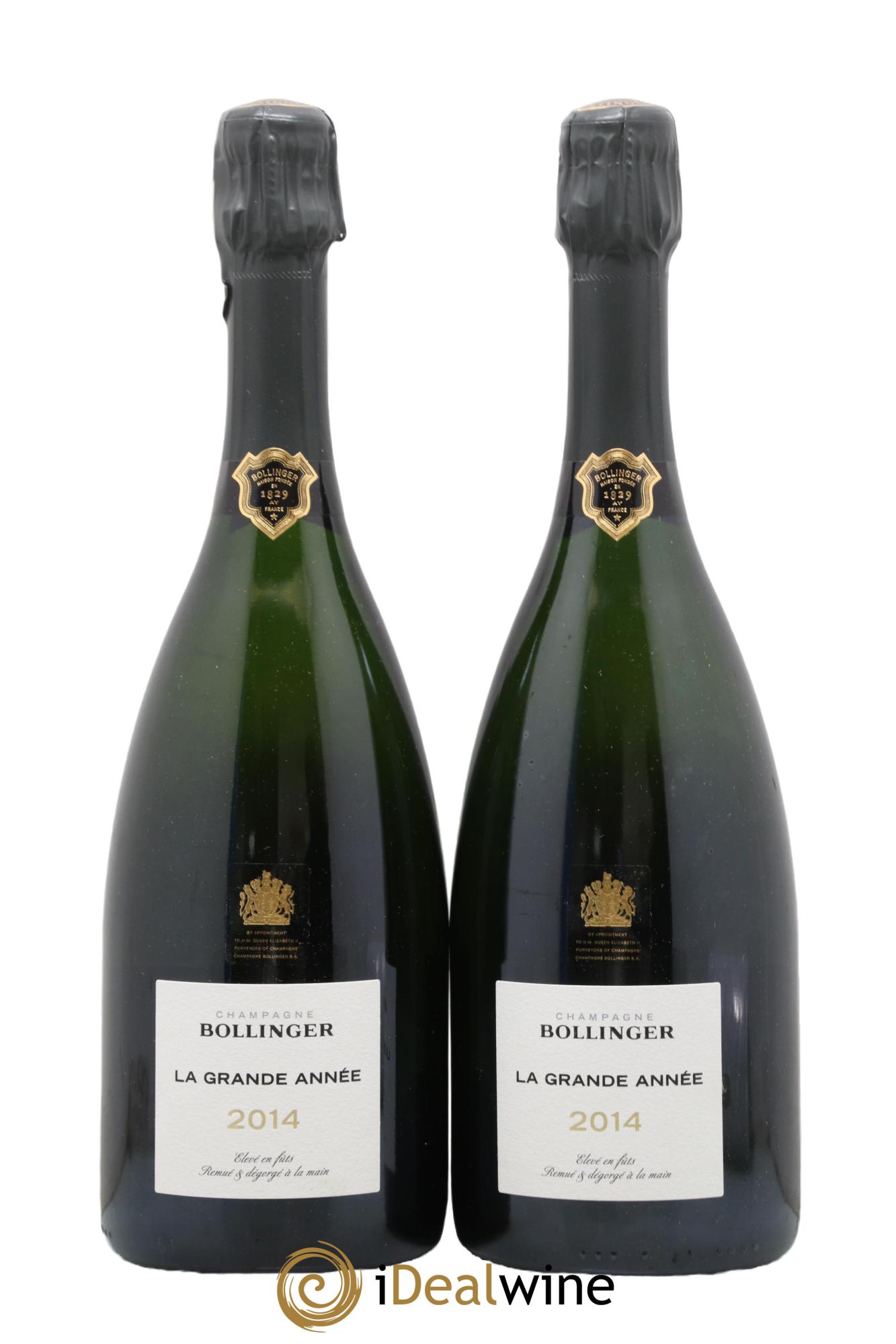 Grande Année Bollinger 2014 - Lotto di 2 bottiglie - 0