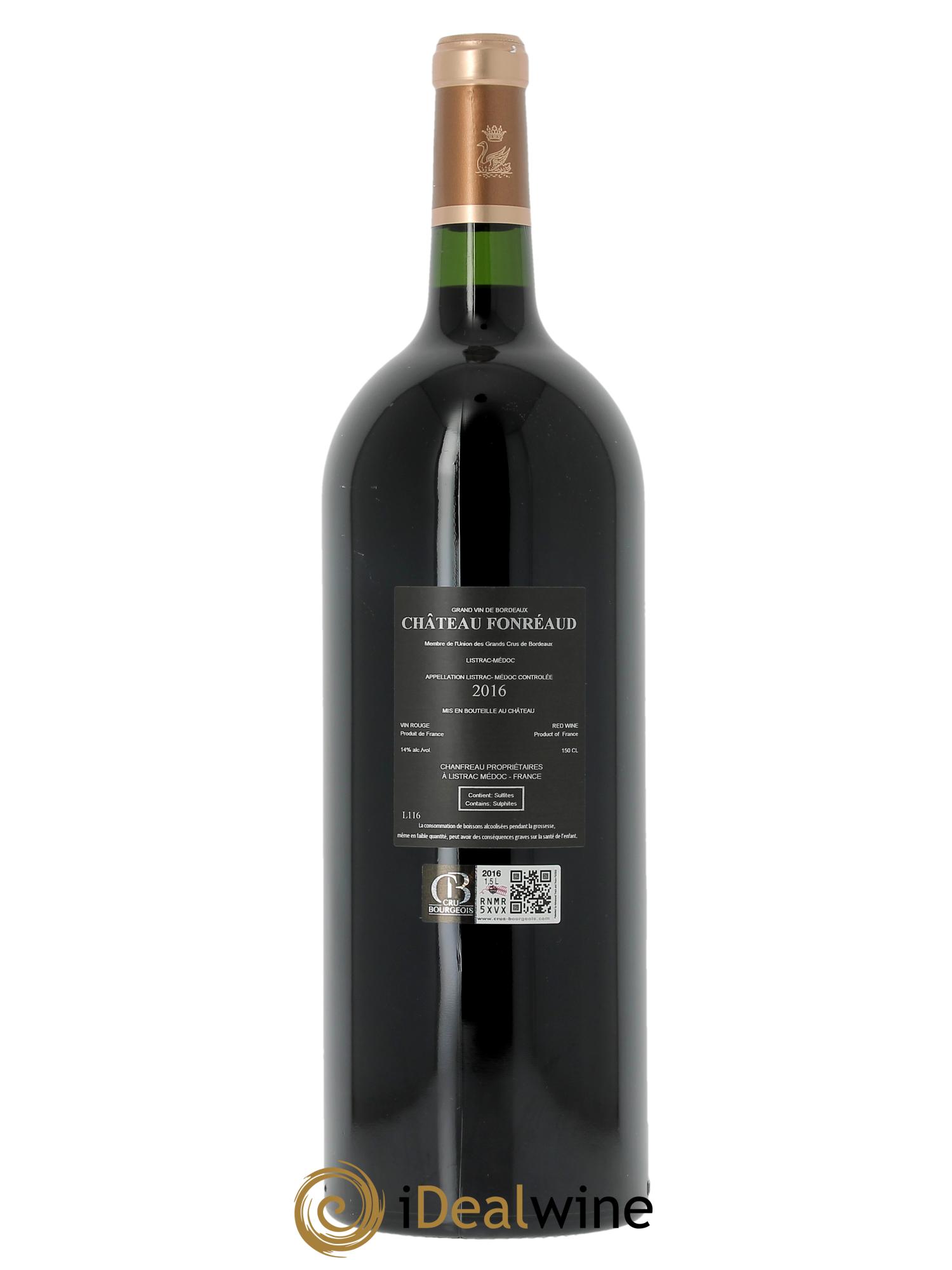 Château Fonréaud Cru Bourgeois  2016 - Posten von 1 Magnum - 1