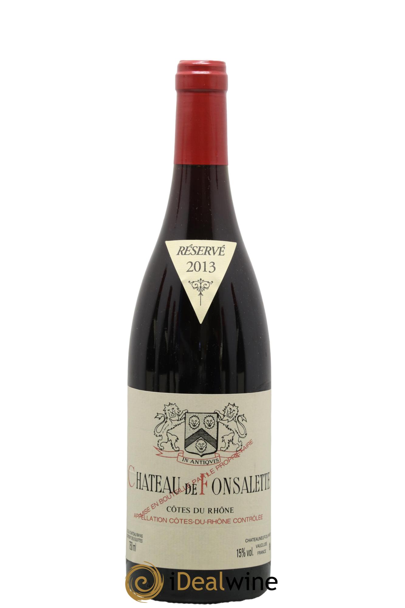 Côtes du Rhône Château de Fonsalette Emmanuel Reynaud 2013 - Lotto di 1 bottiglia - 0