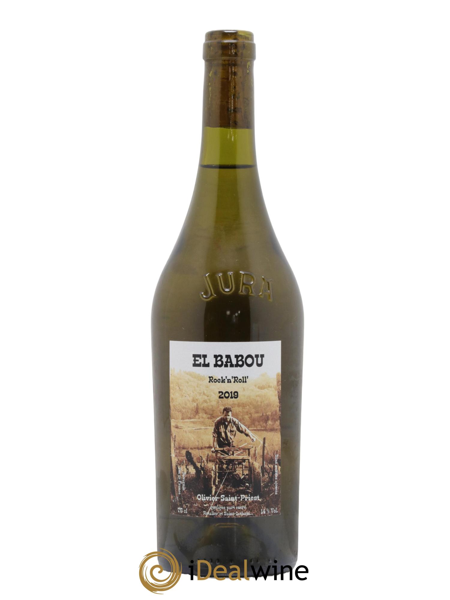 Vin de France Savagnin Rock'N Roll El Babou (Olivier Saint-Priest) 2019 - Lot de 1 bouteille - 0