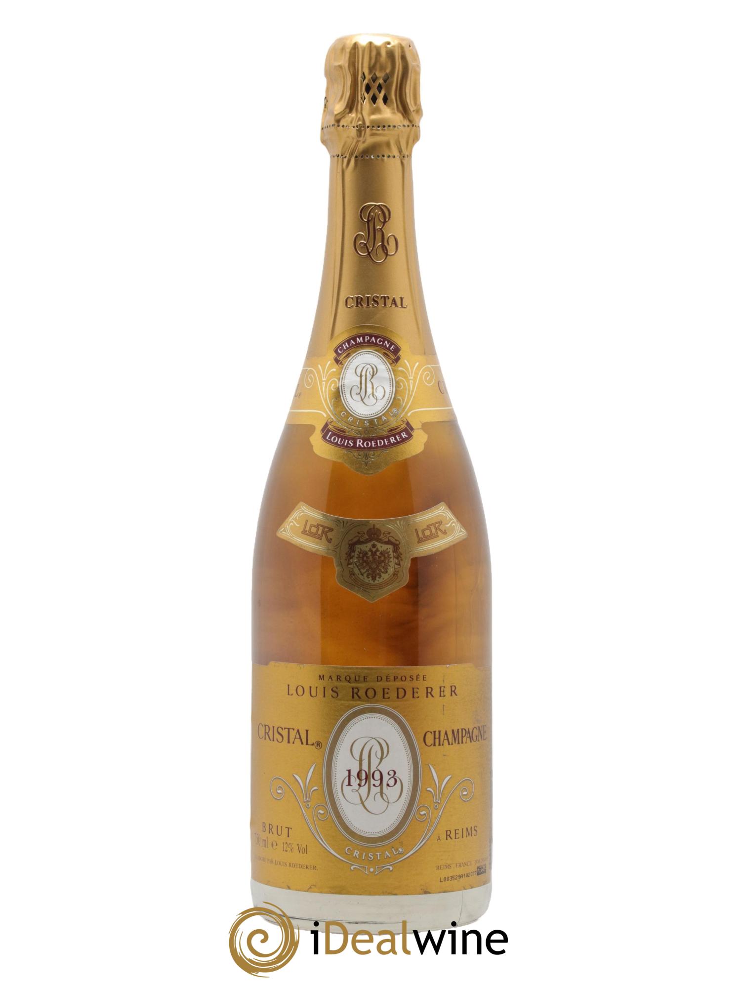 Cristal Louis Roederer 1993 - Lotto di 1 bottiglia - 0