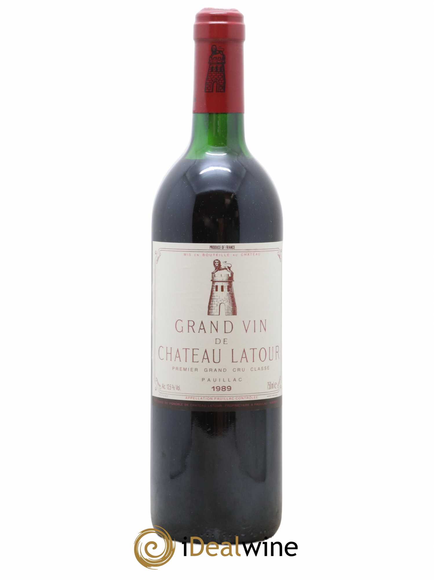 Château Latour 1er Grand Cru Classé 1989 - Lot de 1 bouteille - 0