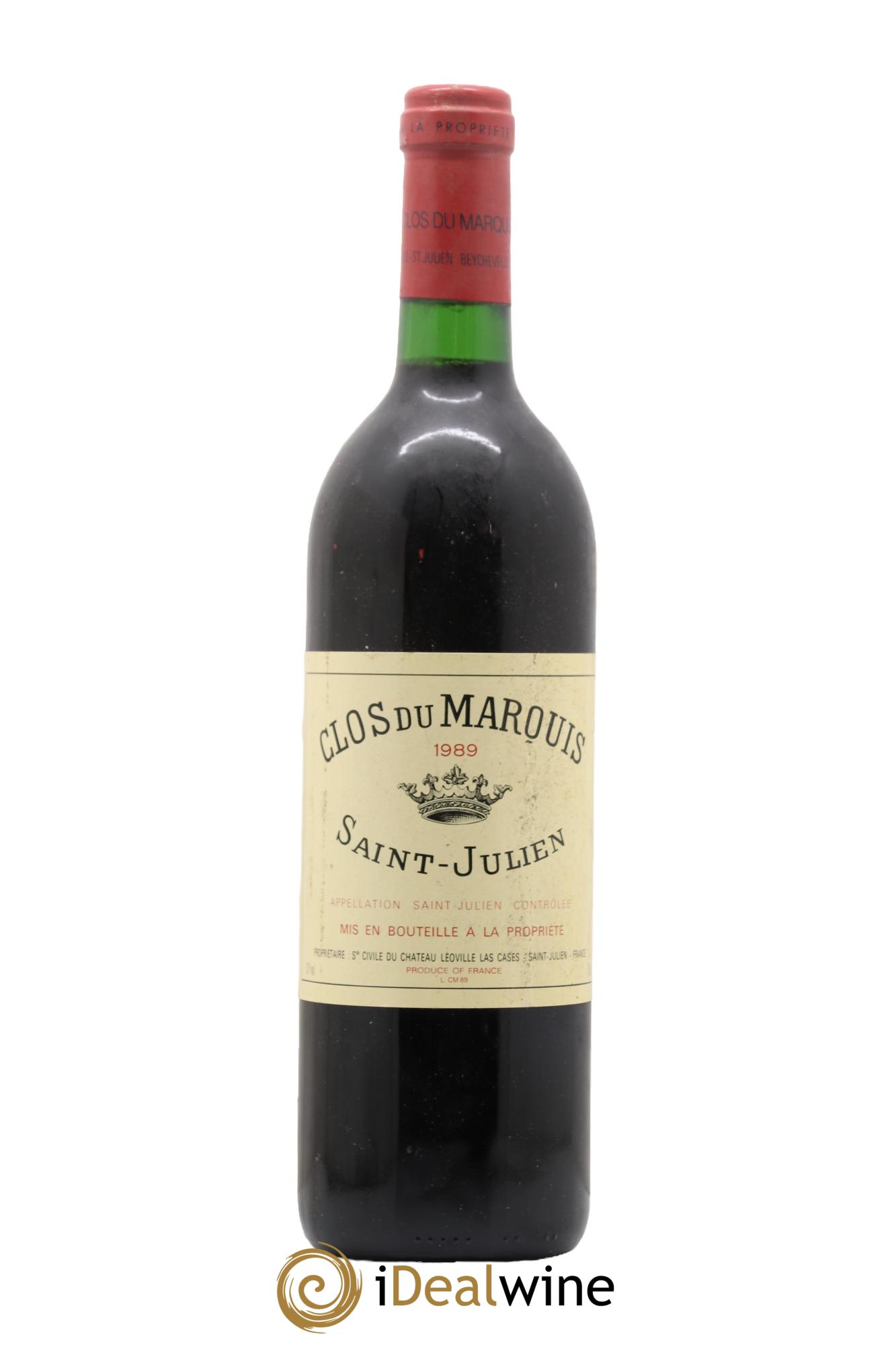 Clos du Marquis 1989 - Lot de 1 bouteille - 0