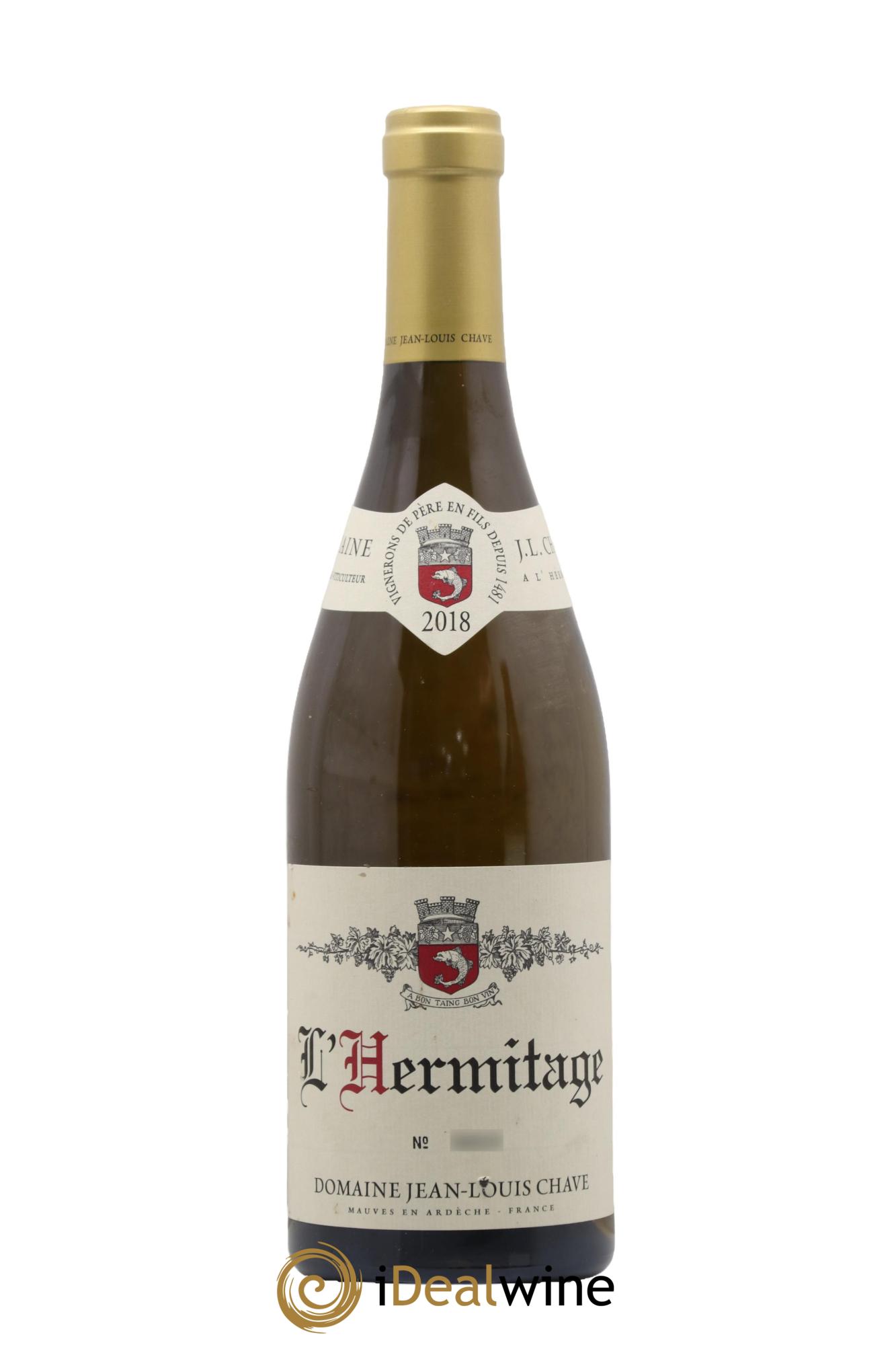 Hermitage Jean-Louis Chave 2018 - Lot de 1 bouteille - 0