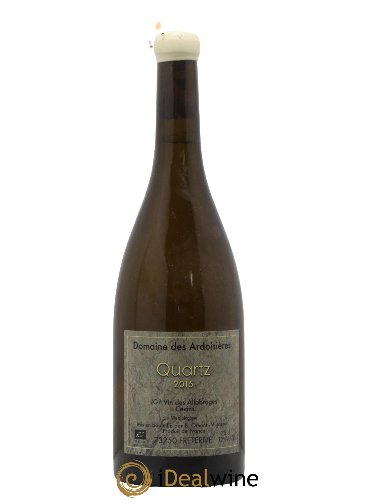 IGP Vin des Allobroges - Cévins Quartz Ardoisières (Domaine des) 2015 - Lot of 1 bottle - 0