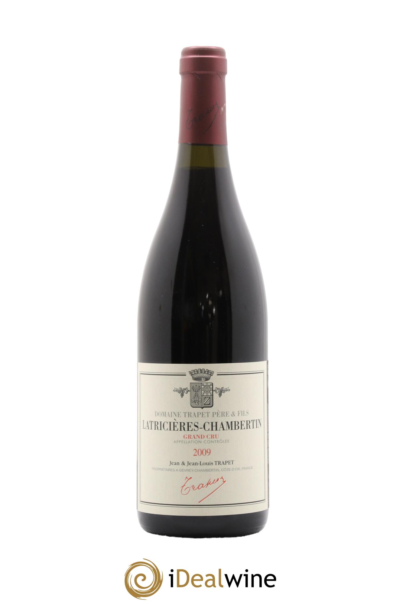 Latricières-Chambertin Grand Cru Domaine Trapet  2009 - Lot de 1 bouteille - 0