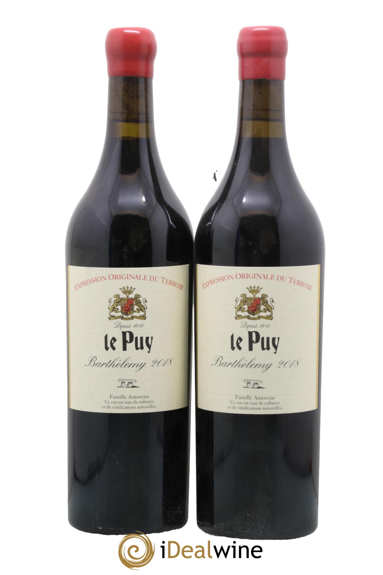 Le Puy - Cuvée Barthélemy 2018 - Lot de 2 bouteilles - 0