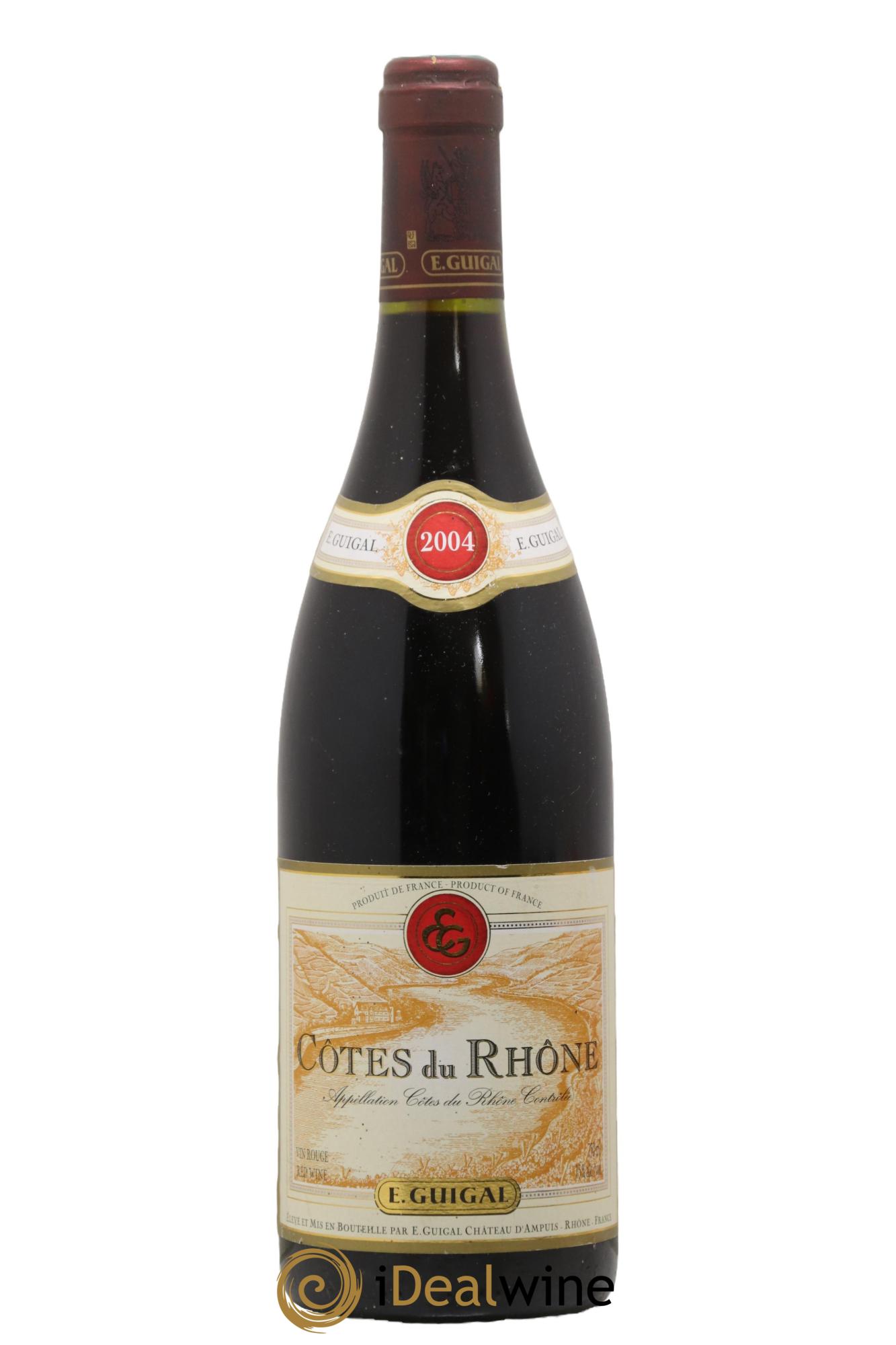 Côtes du Rhône Guigal 2004 - Lot de 1 bouteille - 0