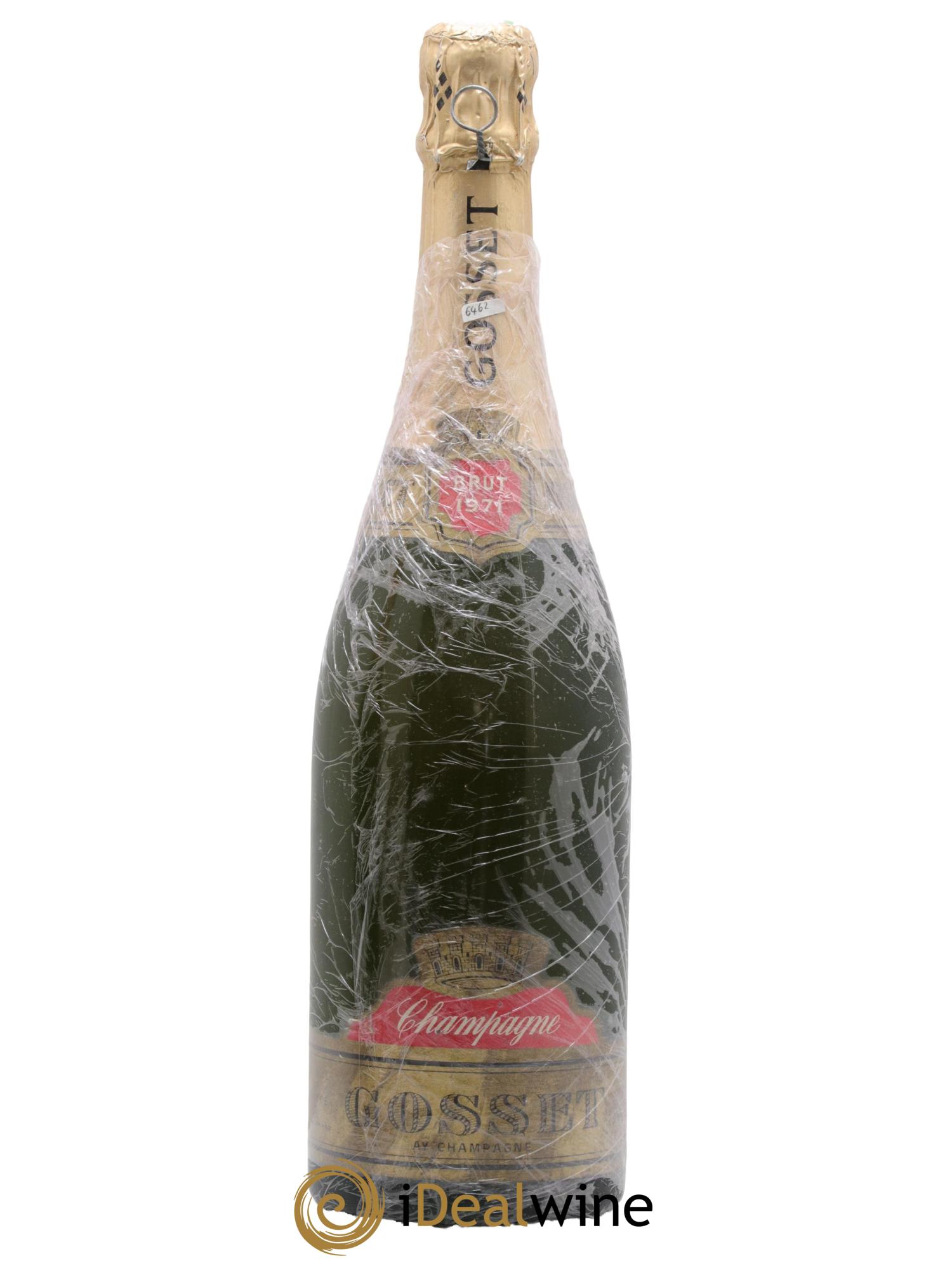 Champagne Vintage Brut Gosset 1971 - Lot of 1 bottle - 0