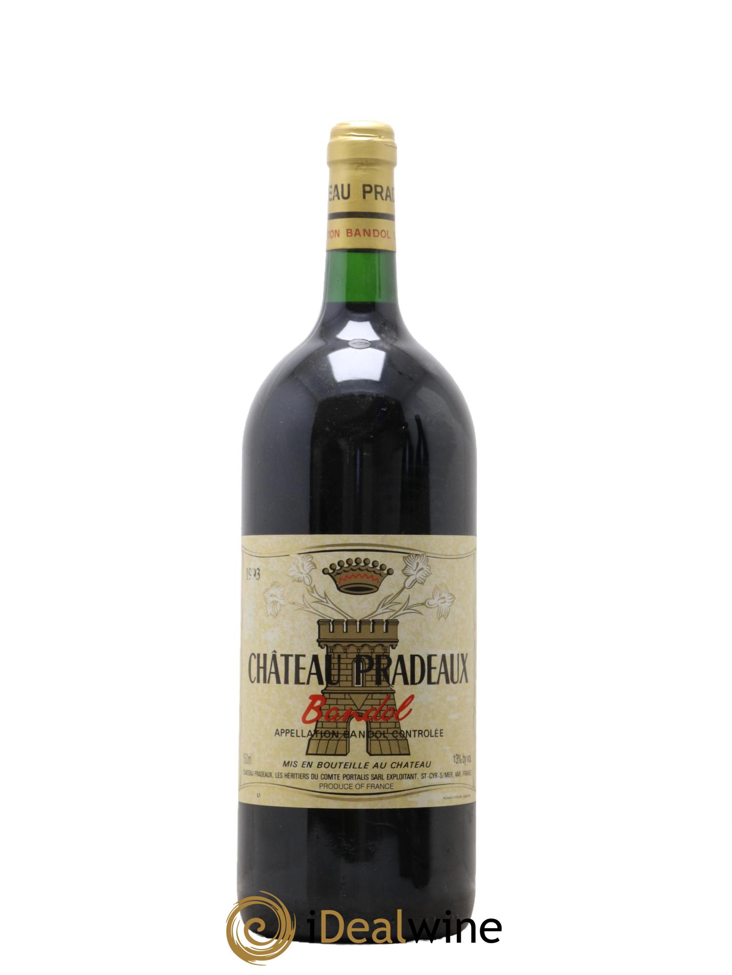 Bandol Château Pradeaux Famille Portalis 1993 - Posten von 1 Magnum - 0