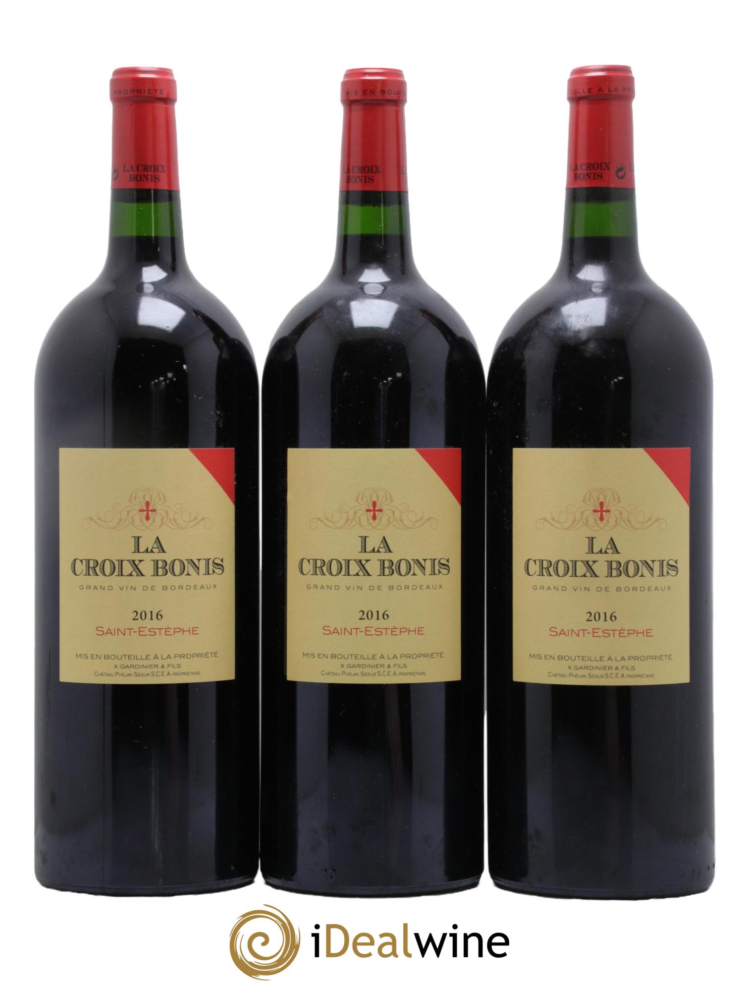 Saint-Estèphe Château La Croix Bonis 2016 - Lot of 3 magnums - 0