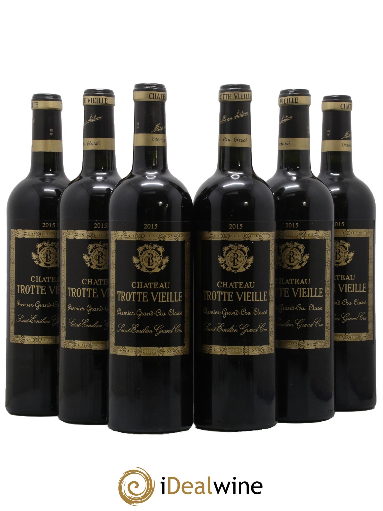 Château Trotte Vieille 1er Grand Cru Classé B 2015 - Posten von 6 Flaschen - 0