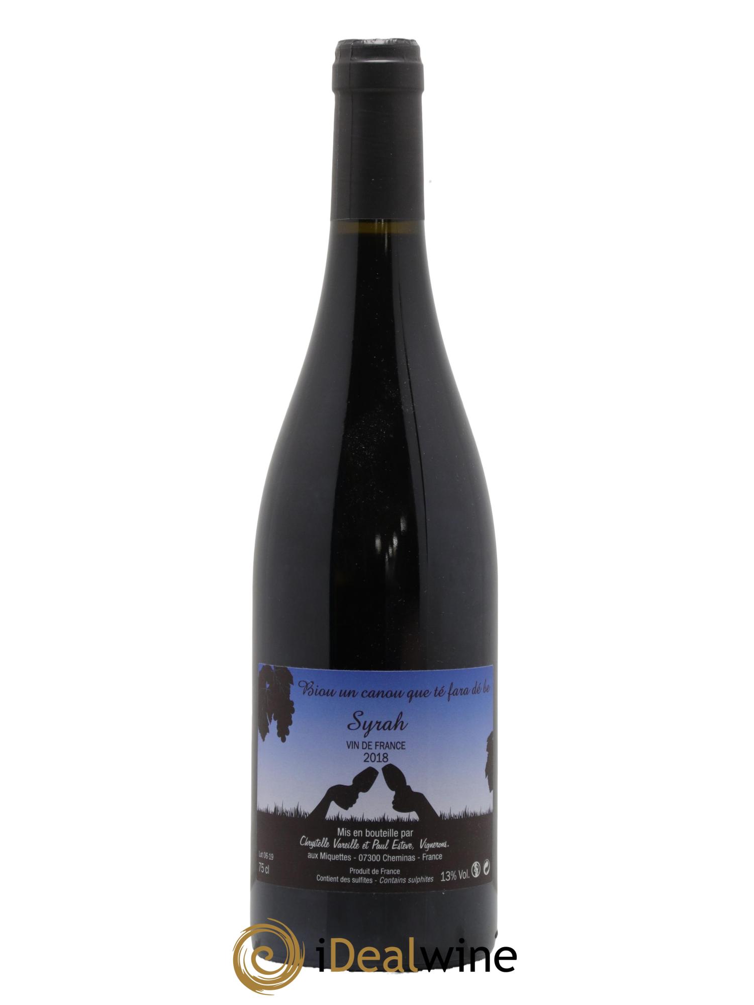 Vin de France Syrah Miquettes (Domaine des) 2018 - Lotto di 1 bottiglia - 0