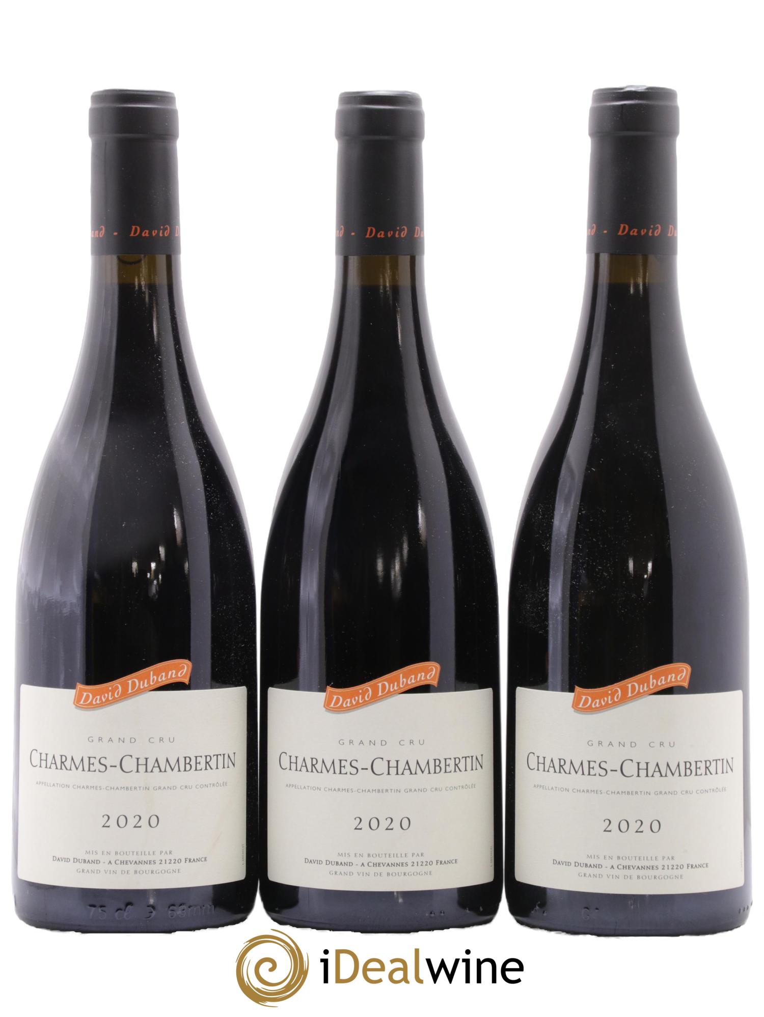 Charmes-Chambertin Grand Cru David Duband (Domaine) 2020 - Lot de 3 bouteilles - 0