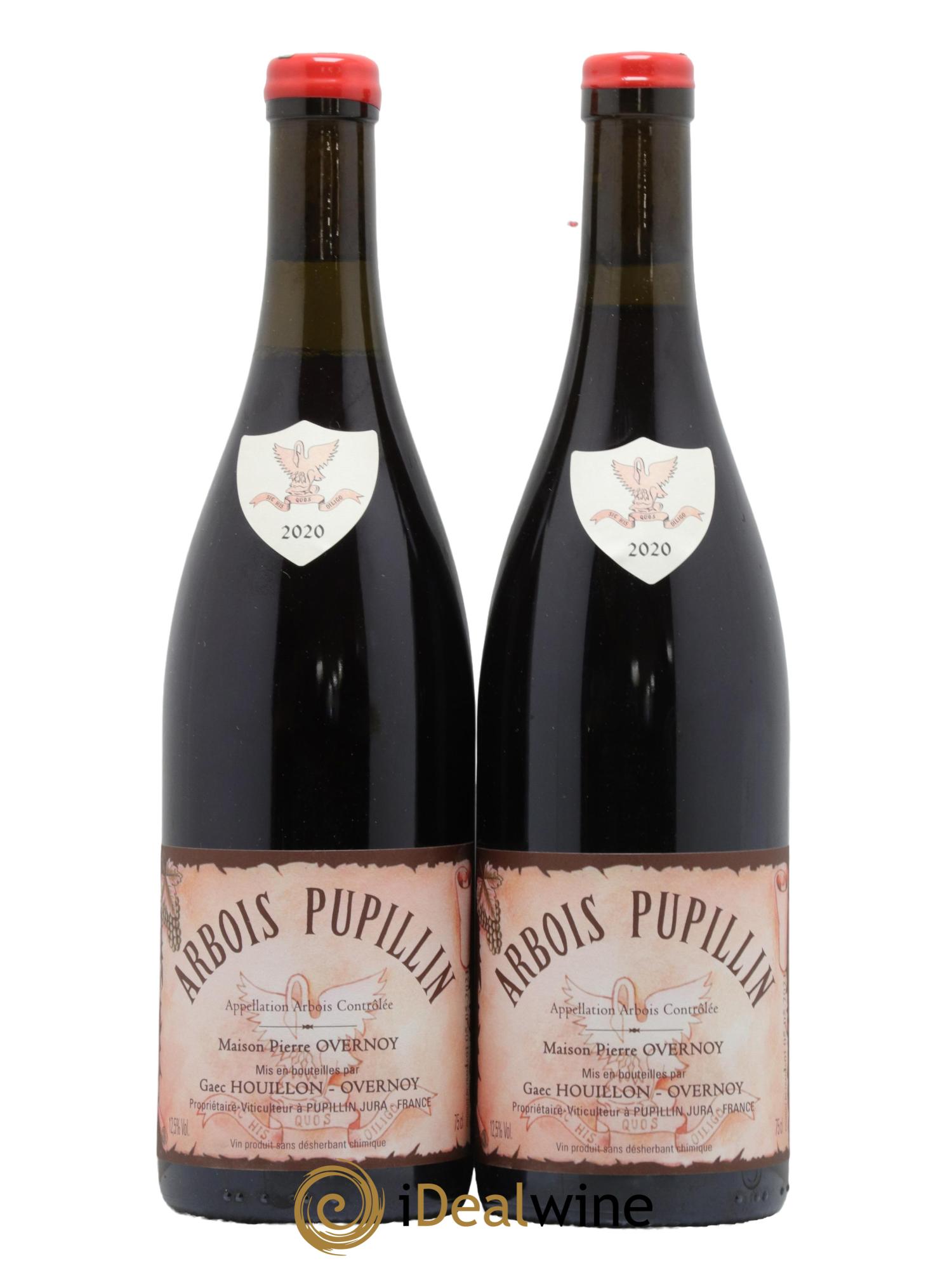 Arbois Pupillin Poulsard (cire rouge) Overnoy-Houillon (Domaine)  2020 - Posten von 2 Flaschen - 0