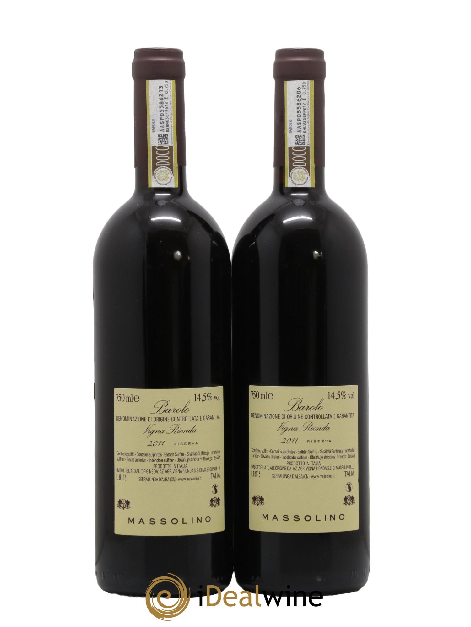 Barolo DOCG Riserva Vigna Rionda Massolino 2011 - Lotto di 2 bottiglie - 1