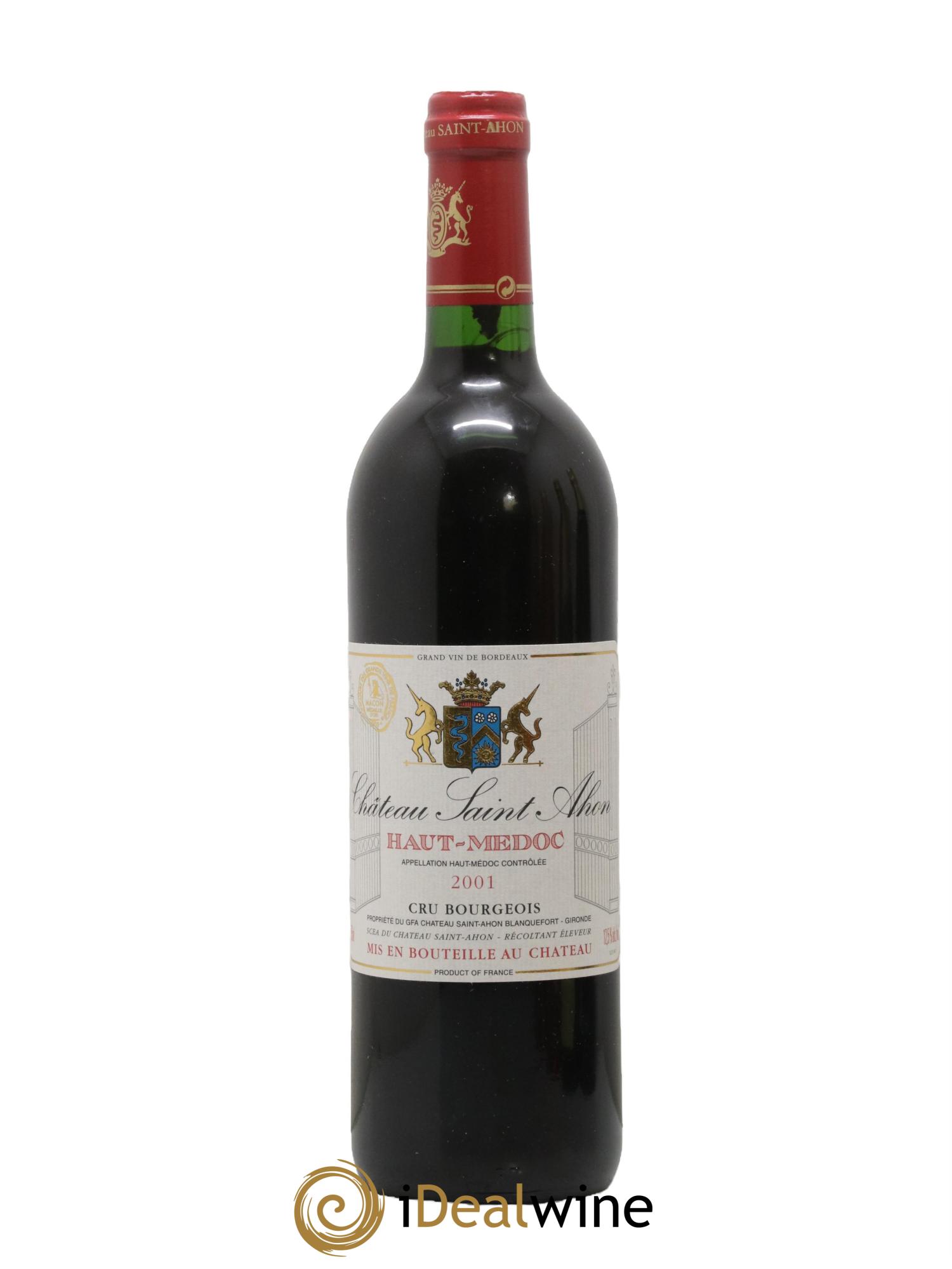 Haut Médoc Château Saint Ahon 2001 - Lot of 1 bottle - 0