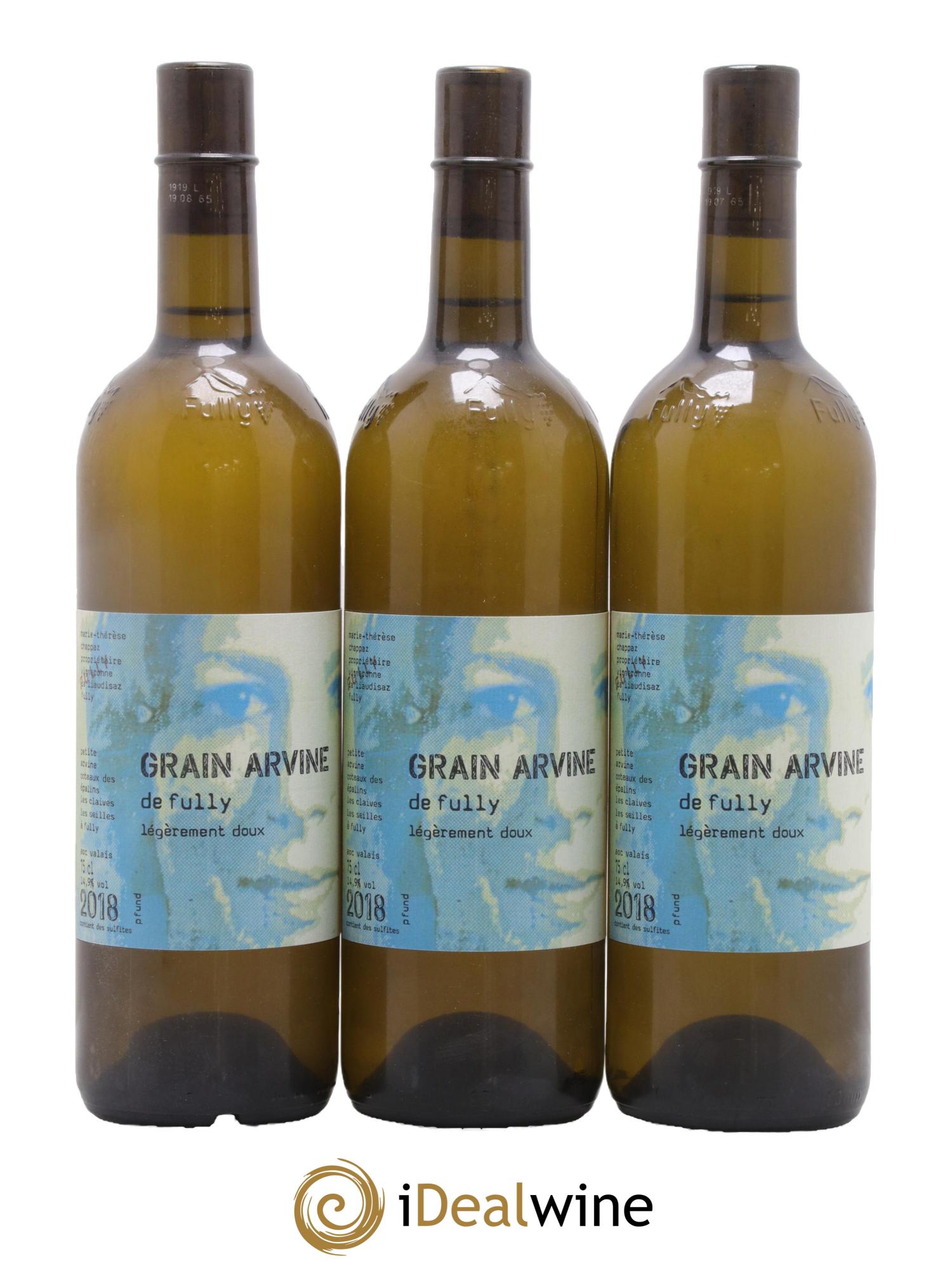 Valais  Grain Arvine de Fully Chappaz 2018 - Lot de 3 bouteilles - 0