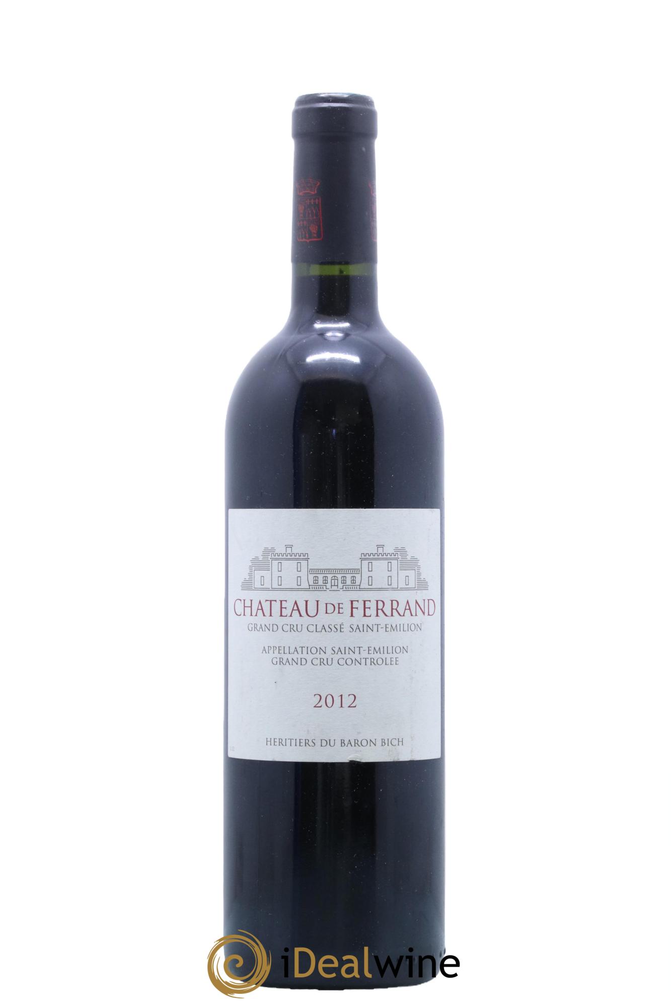 Château de Ferrand Grand Cru Classé  2012 - Posten von 1 Flasche - 0