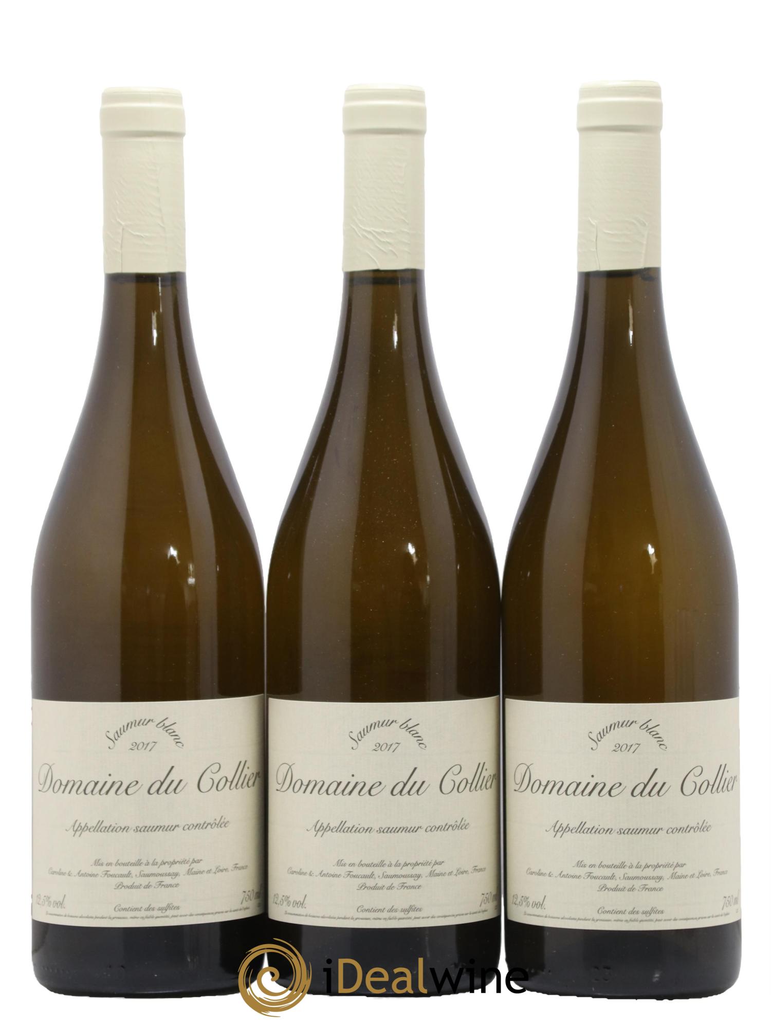 Saumur Domaine du Collier 2017 - Lot de 3 bouteilles - 0