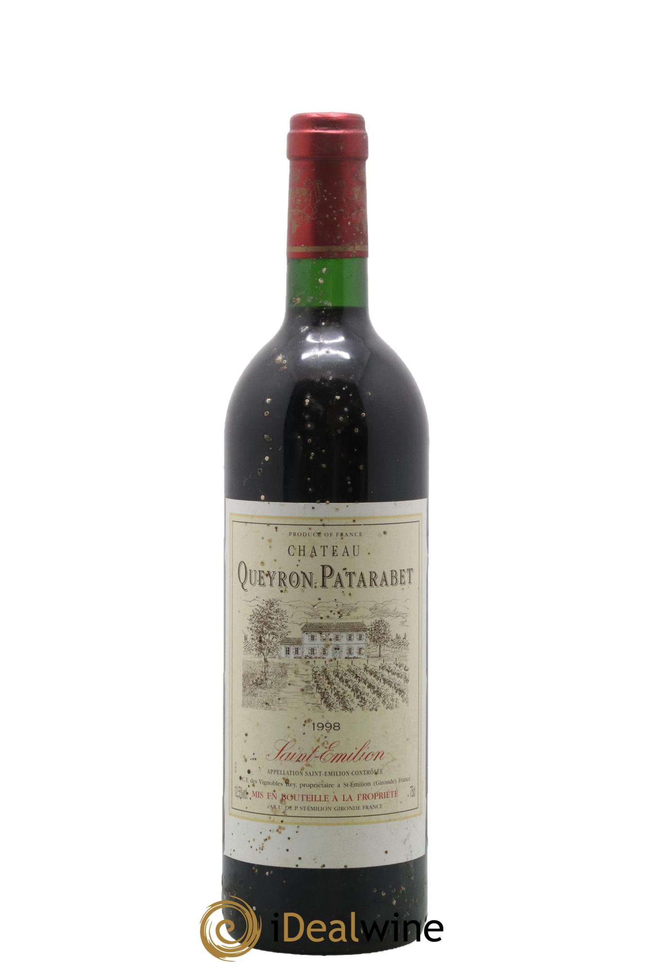 Saint-Émilion Chateau Queyron Patarabet 1998 - Lot de 1 bouteille - 0